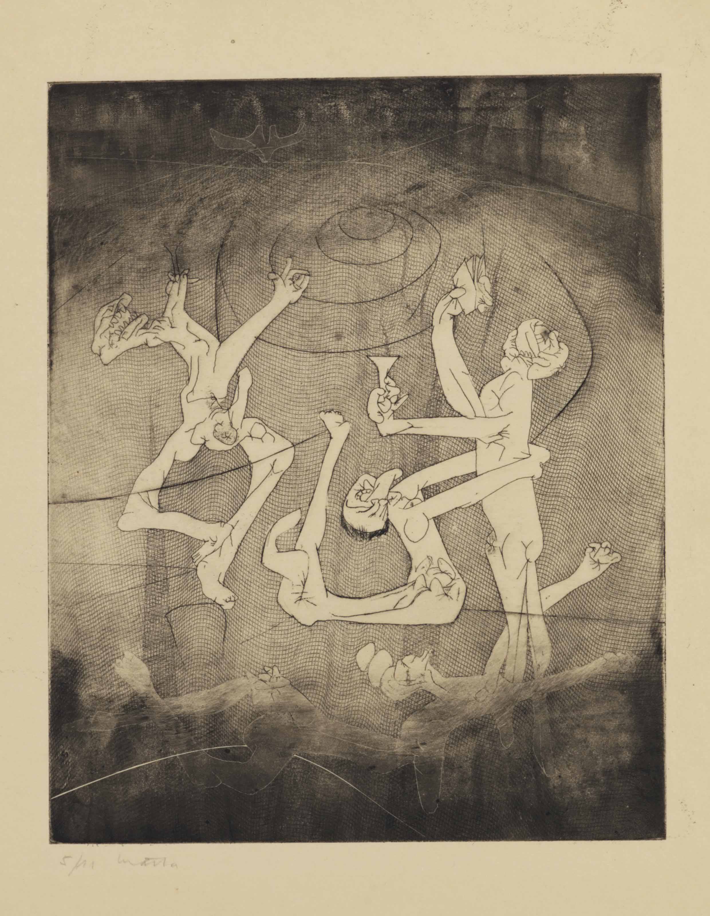 Roberto Matta — Без названия, из Новой школы