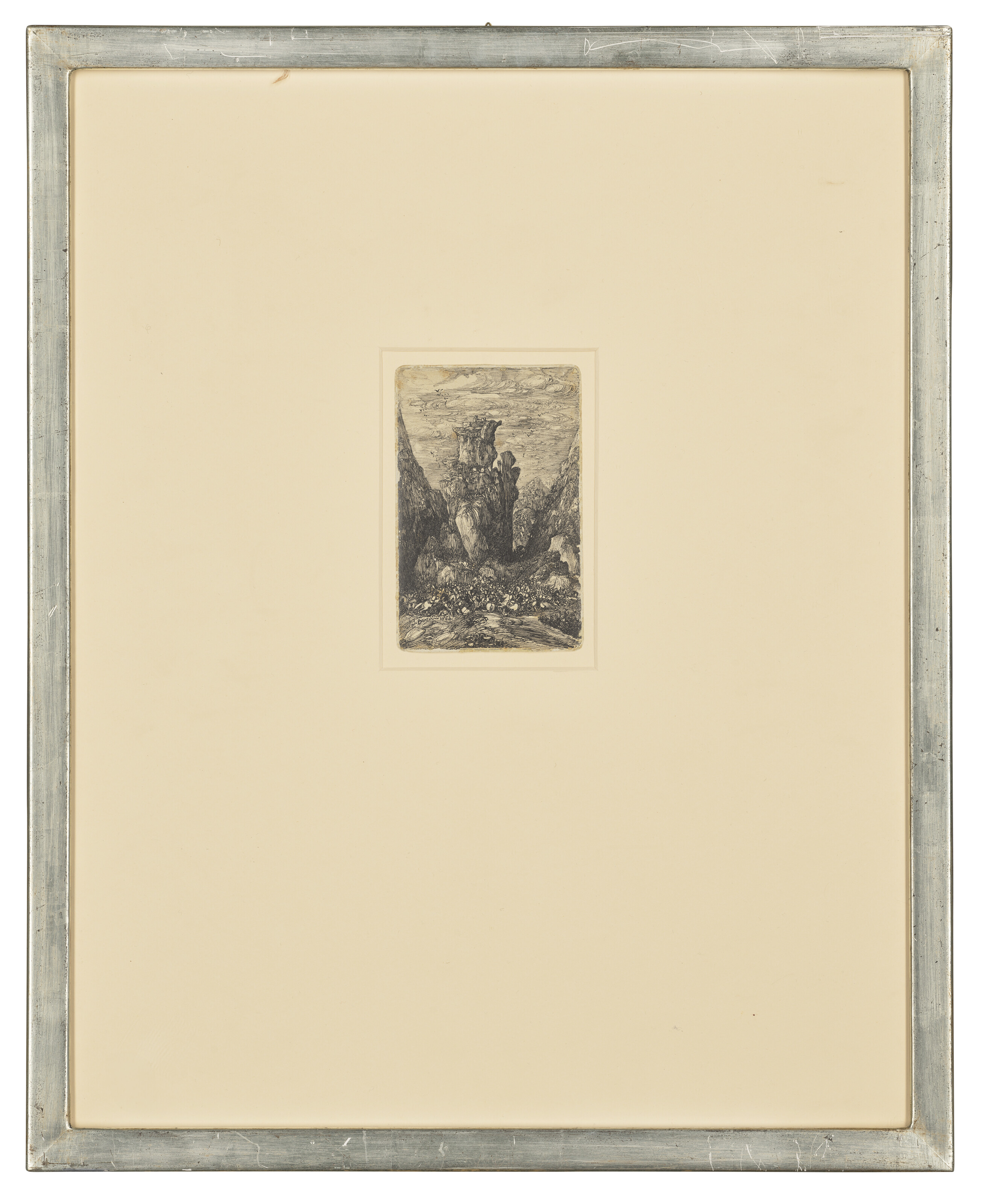 Rodolphe Bresdin — Битва в горах, изображение 3