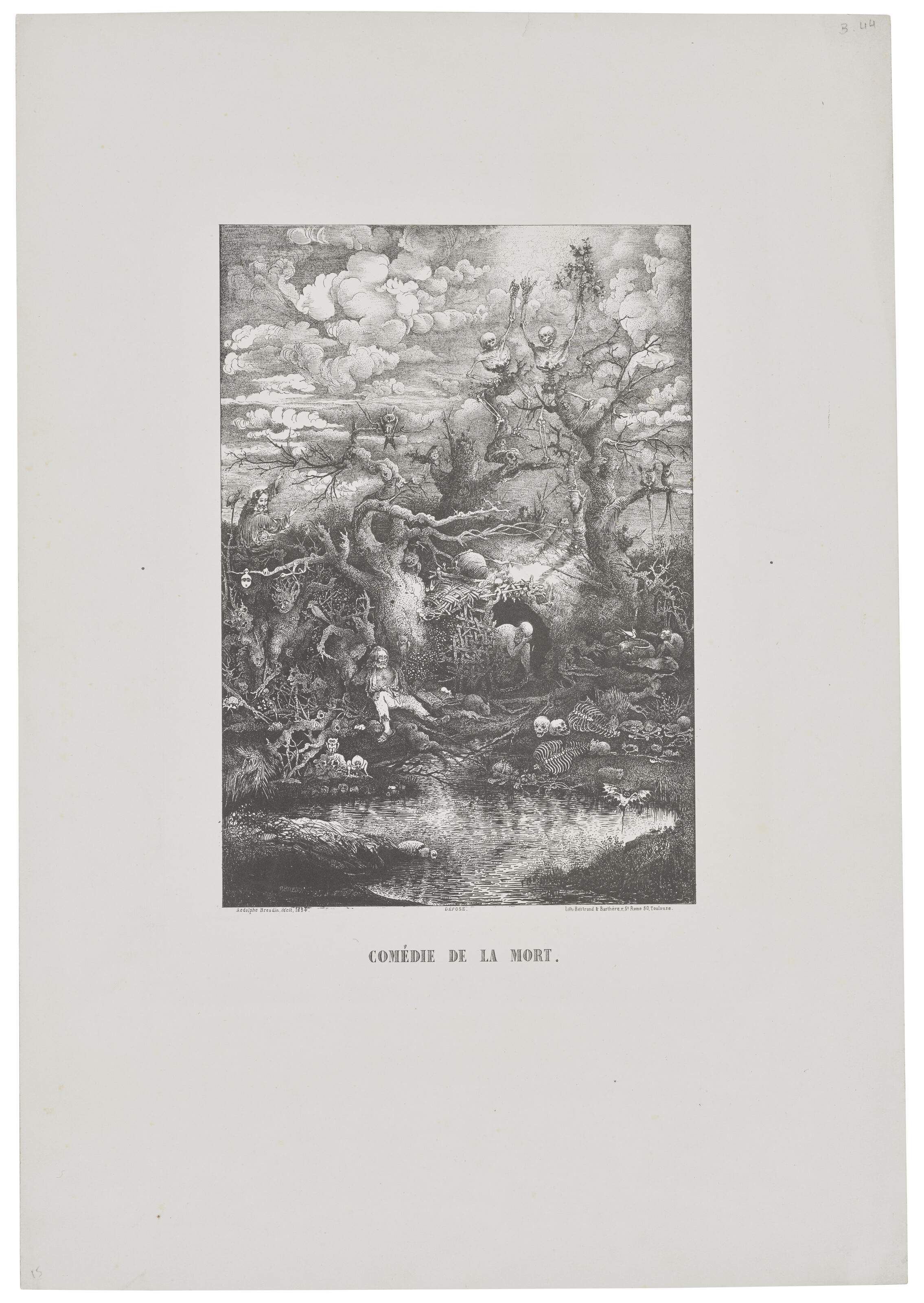 Rodolphe Bresdin — Комедия смерти, изображение 2