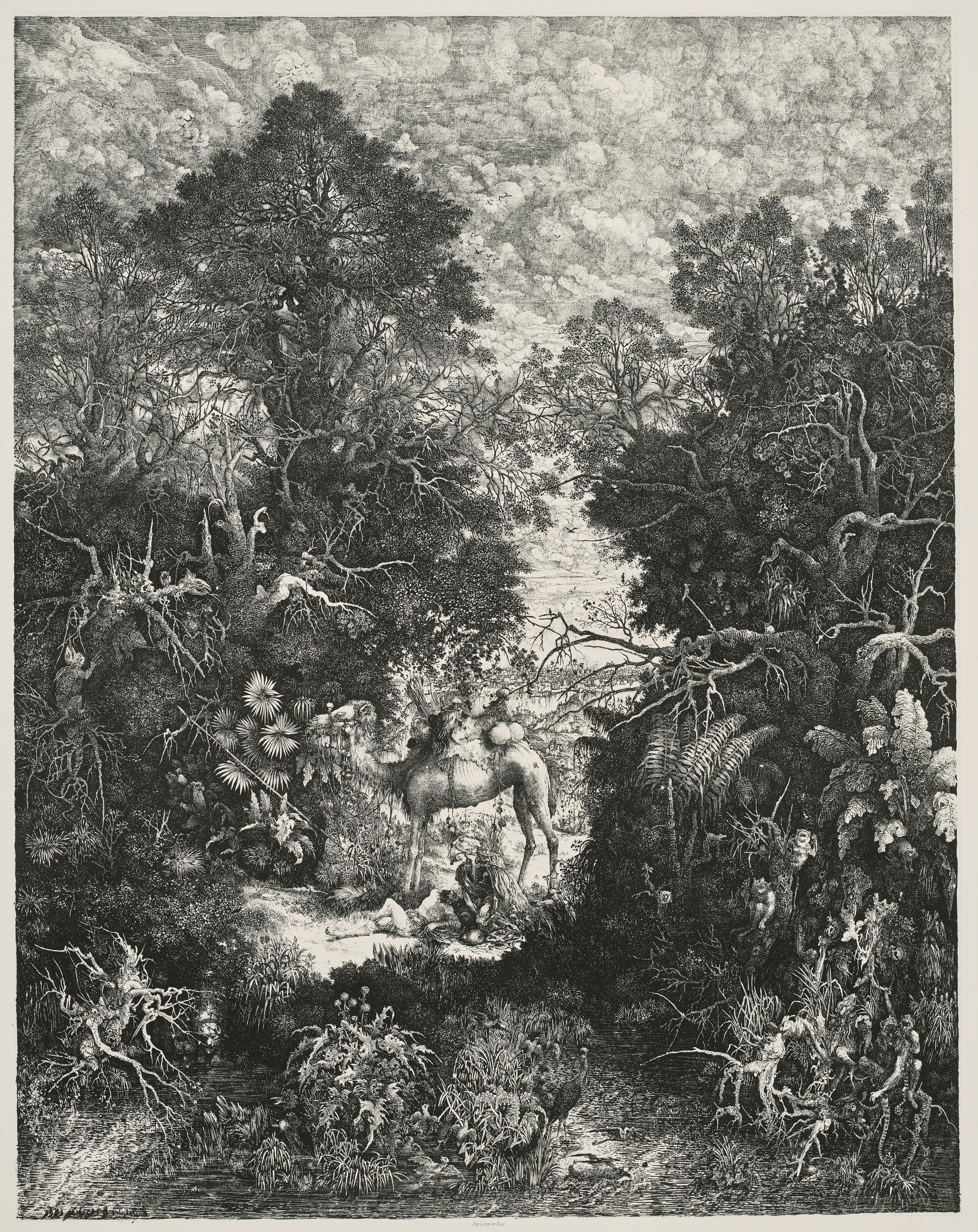 Rodolphe Bresdin — Добрый самаритянин ("Абдель Кадер, защитник кретьена")