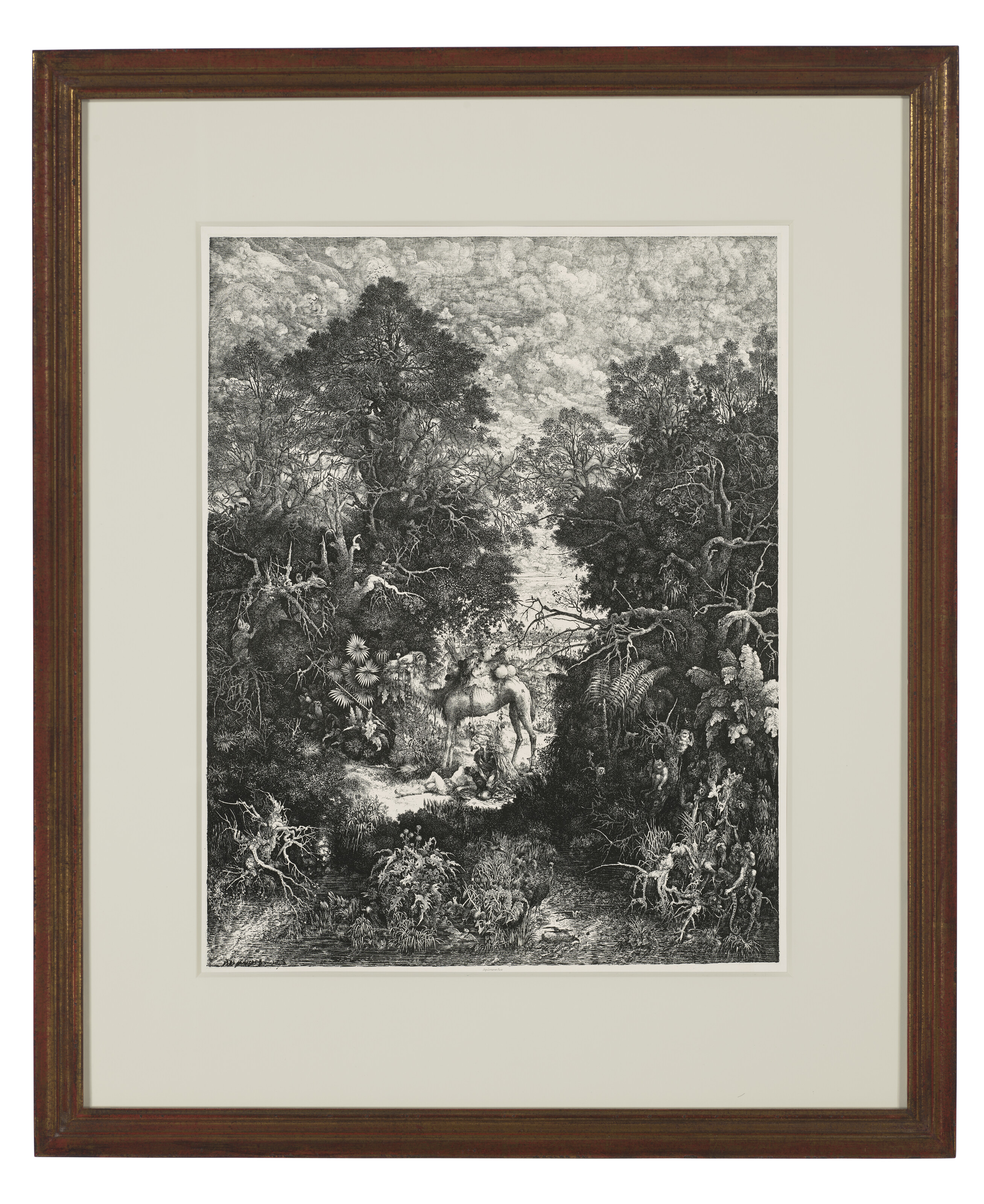 Rodolphe Bresdin — Добрый самаритянин ("Абдель Кадер, защитник кретьена"), изображение 2