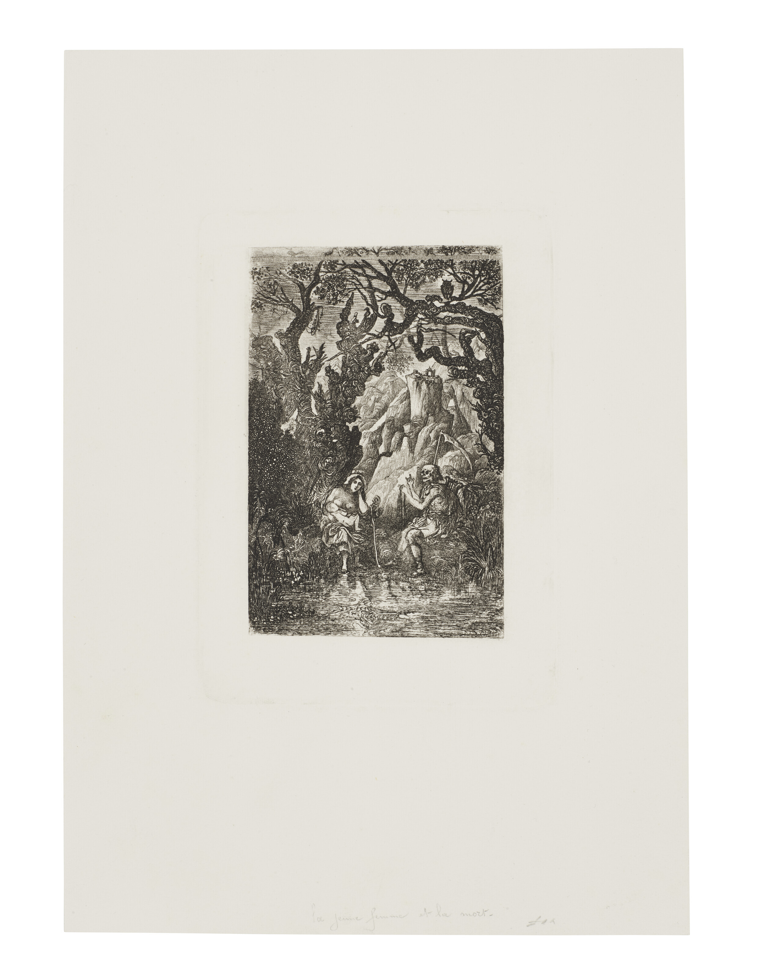 Rodolphe Bresdin — Мир и смерть, изображение 4