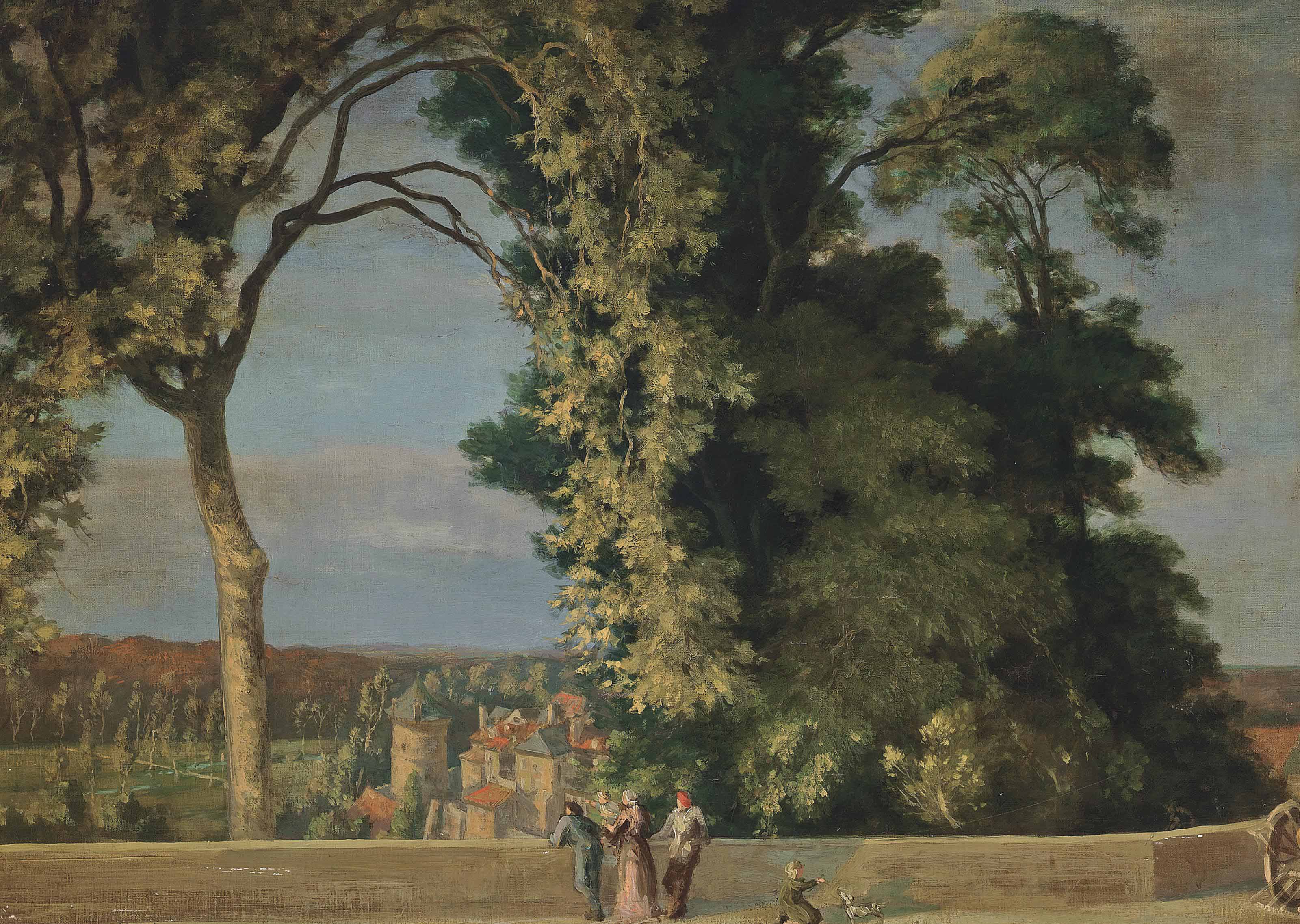 Roger Fry — Вид с террасы