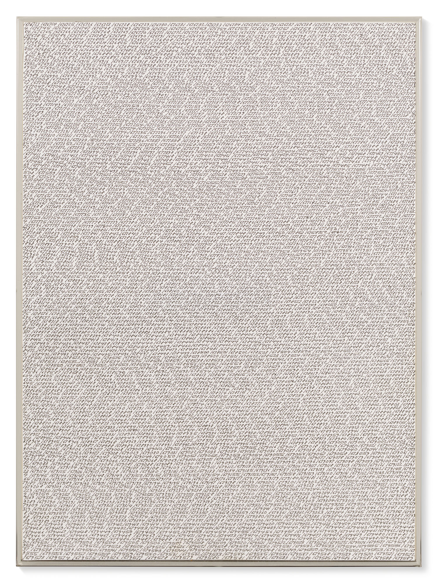 Roman Opalka — ОПАЛКА 1965/1- ∞ Деталь, 1676723-1679589, изображение 2