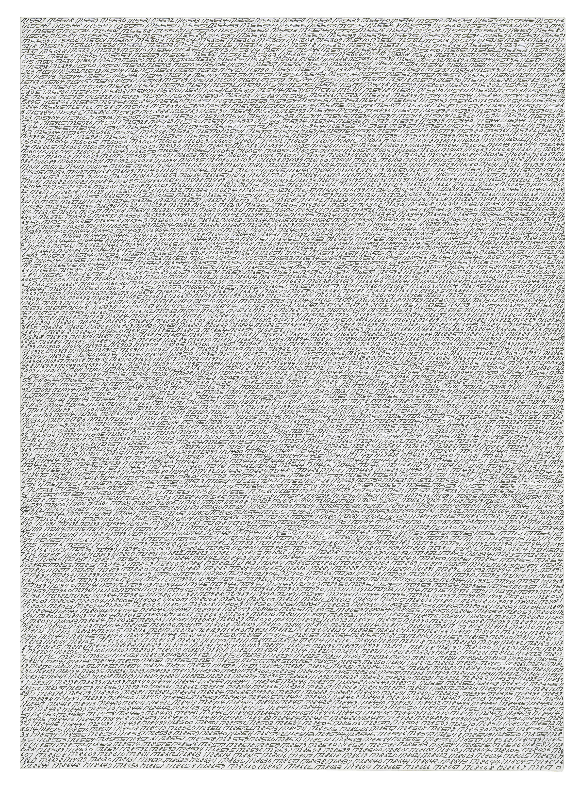 Roman Opalka — ОПАЛКА 1965/1-∞, Деталь 1725527-1728670