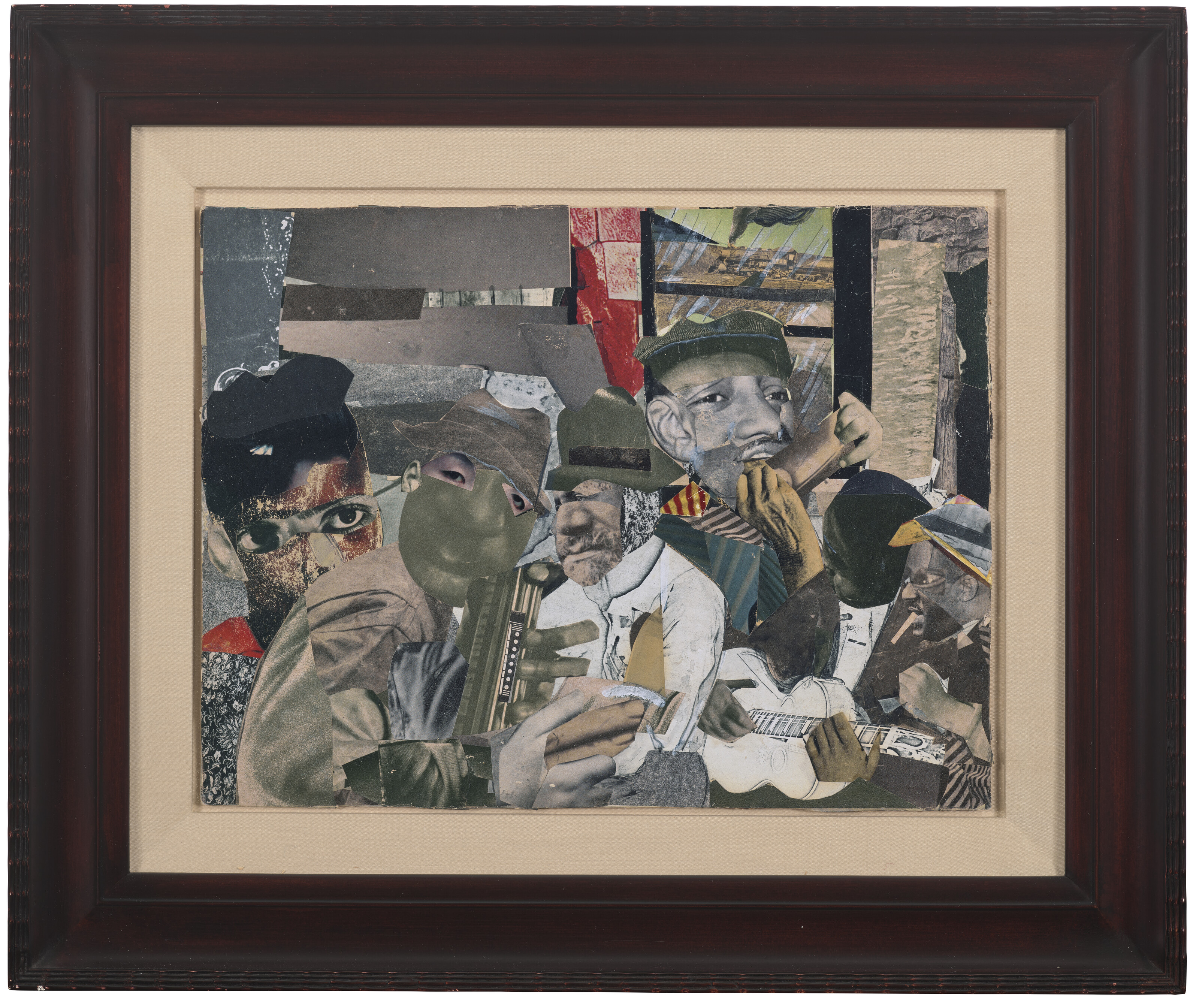 Romare Bearden — Блюз со свистком поезда: II, изображение 2
