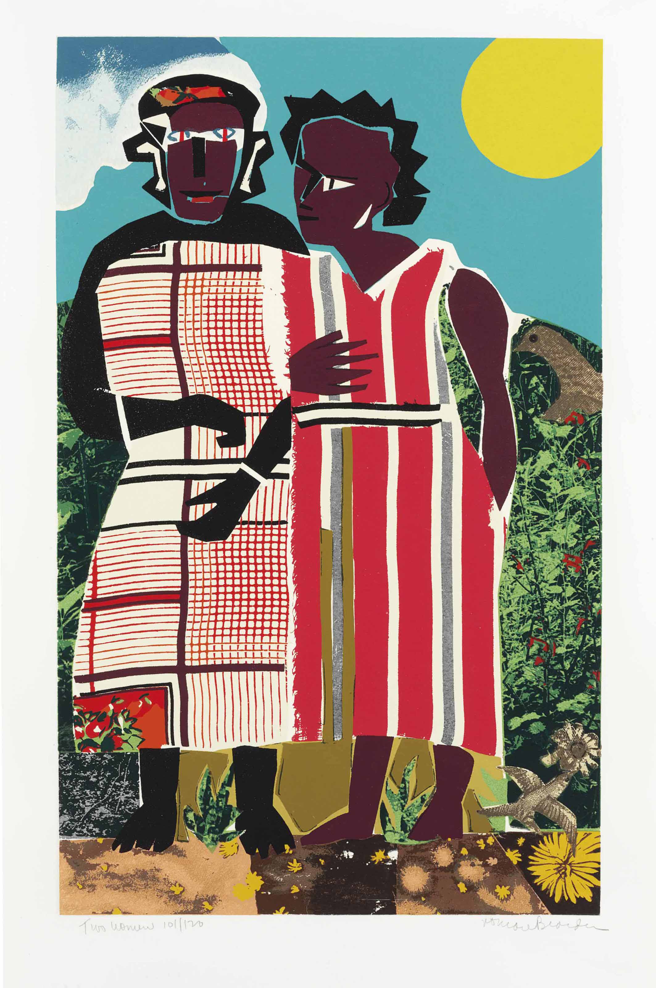 Romare Bearden — Две женщины