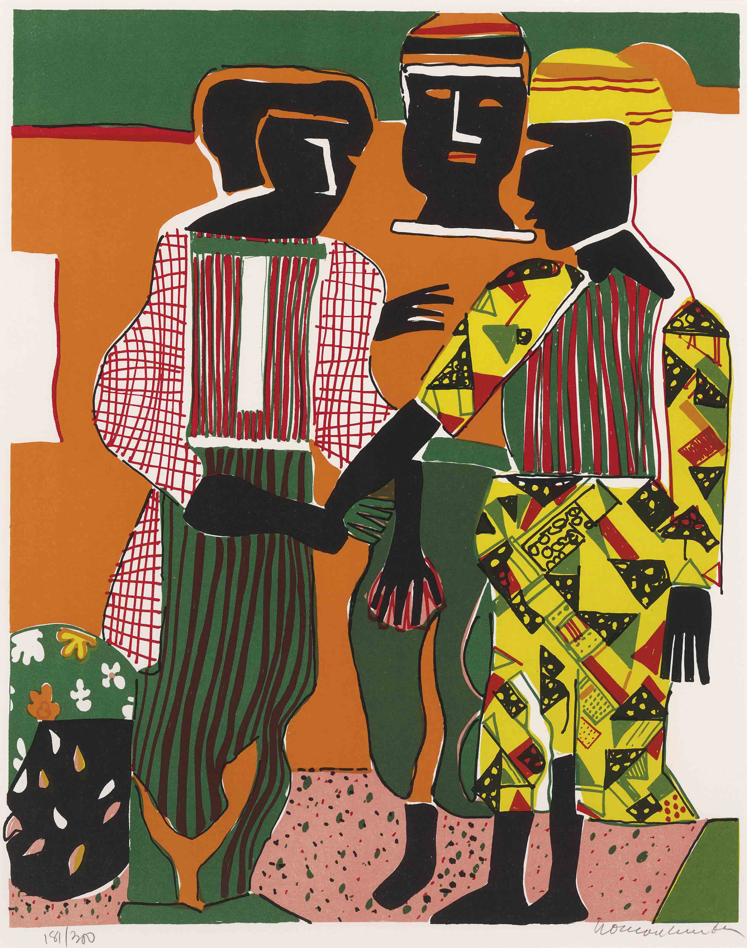 Romare Bearden — Соединение (Гелбурд и Розенберг, 10)