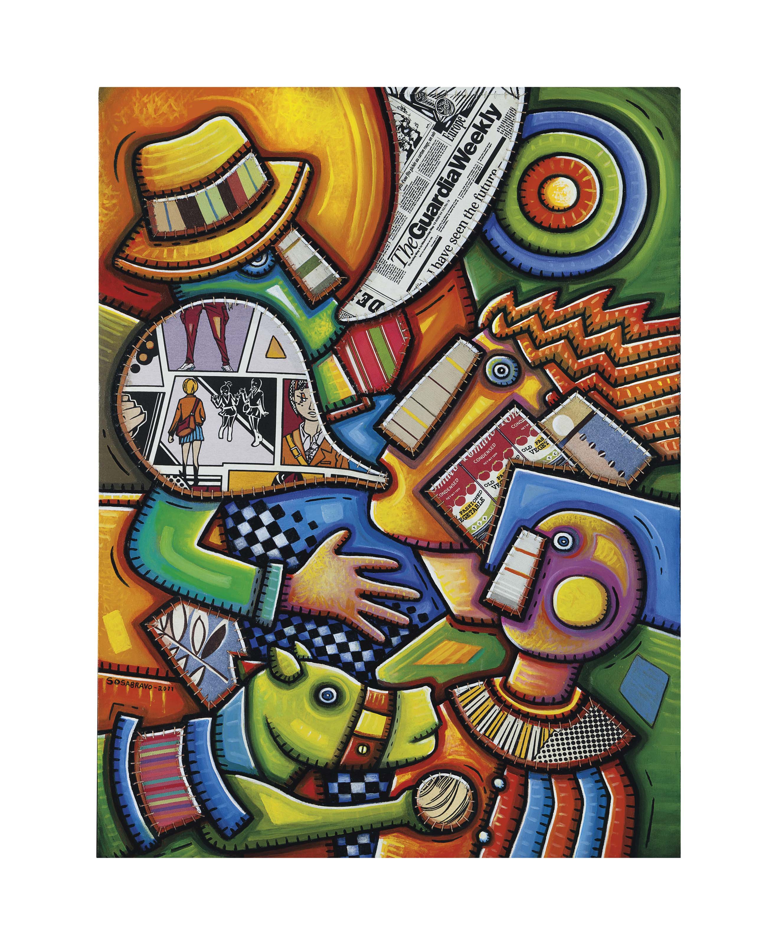 Romare Bearden — Возвращение домой в Ромаре Берден