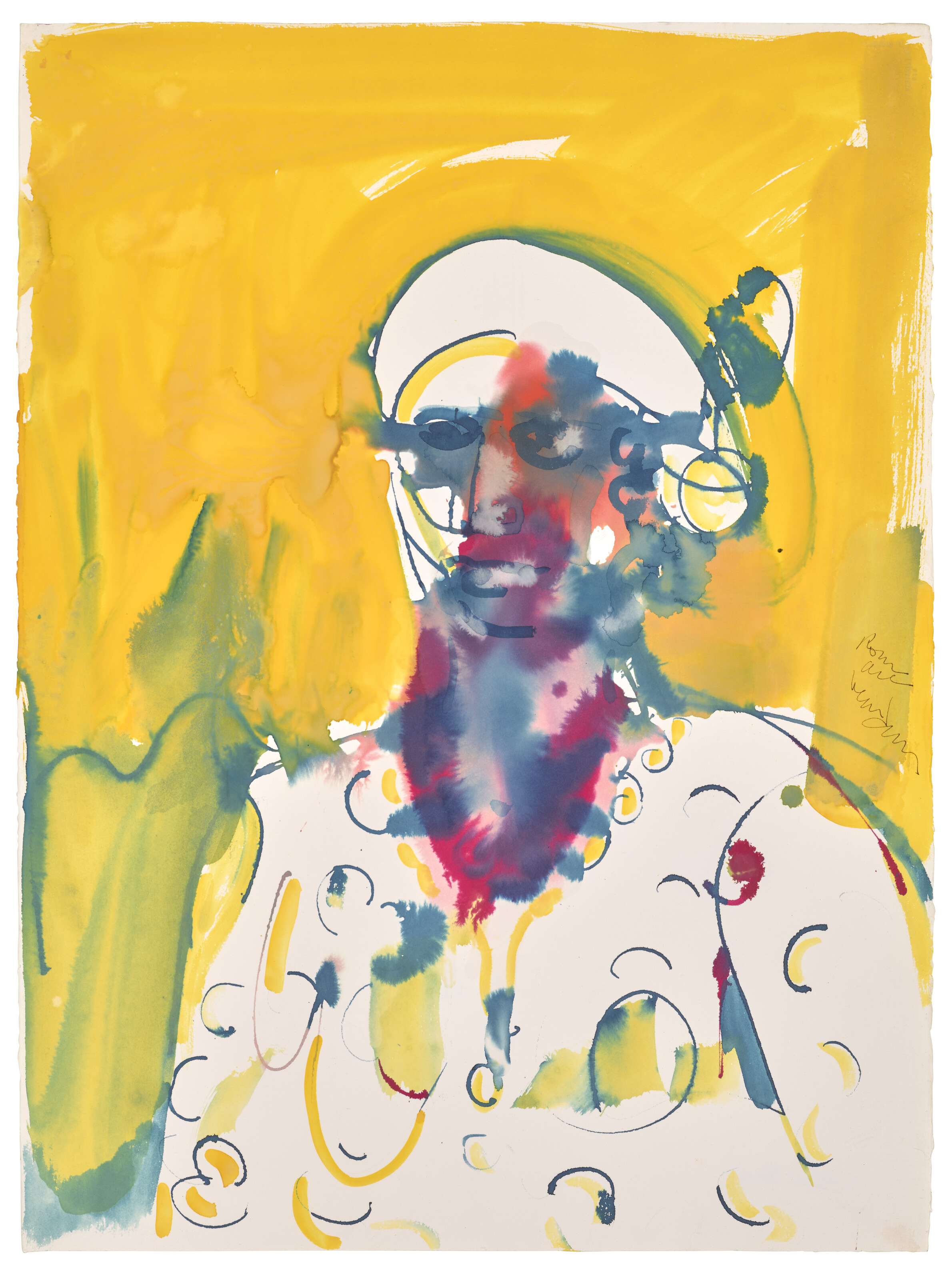Romare Bearden — Святой Мартин Обеа (Чародей Святого Мартина, Манмбо Святой Мартин Ян)