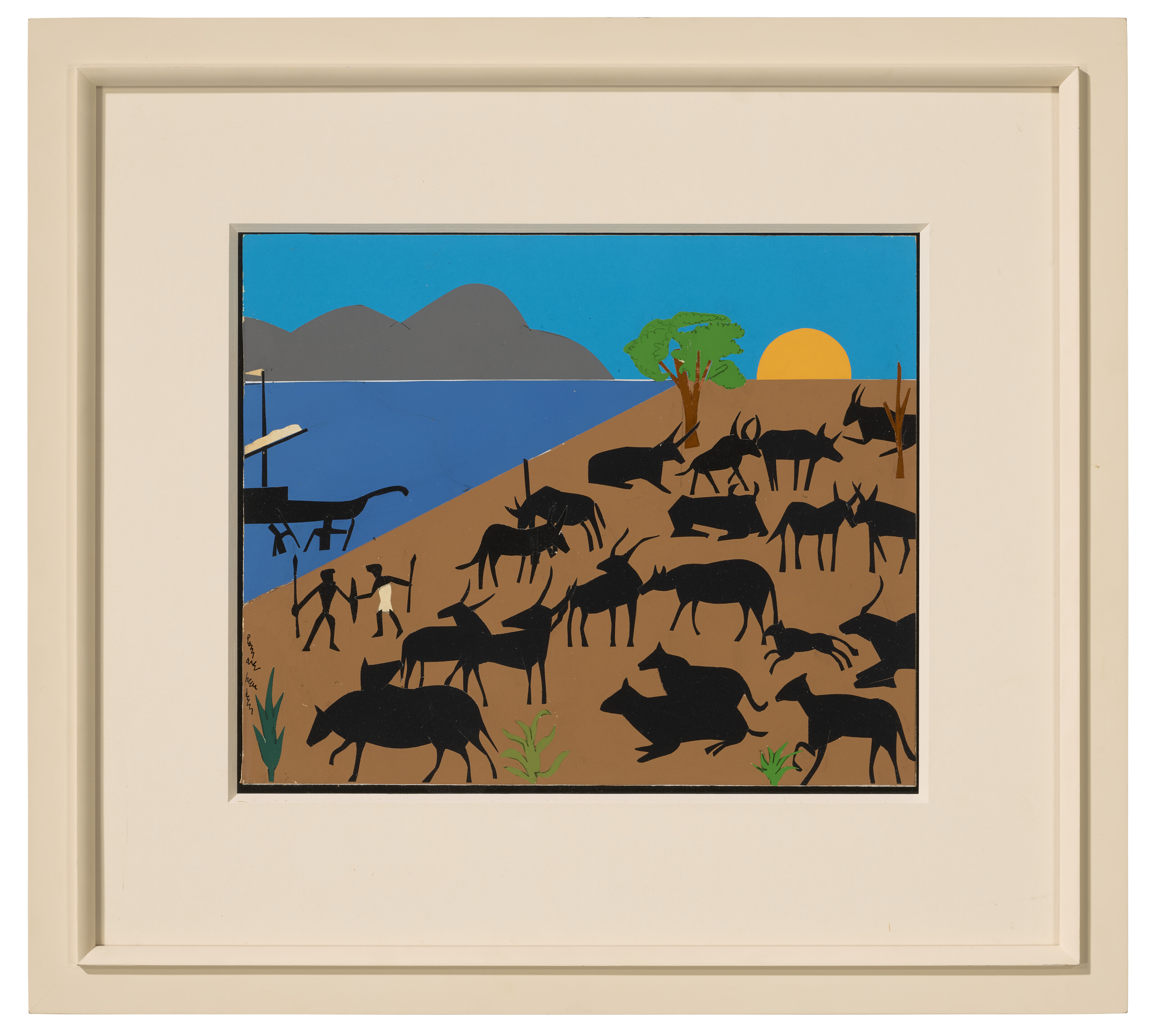 Romare Bearden — Крупный рогатый скот Бога Солнца, изображение 2
