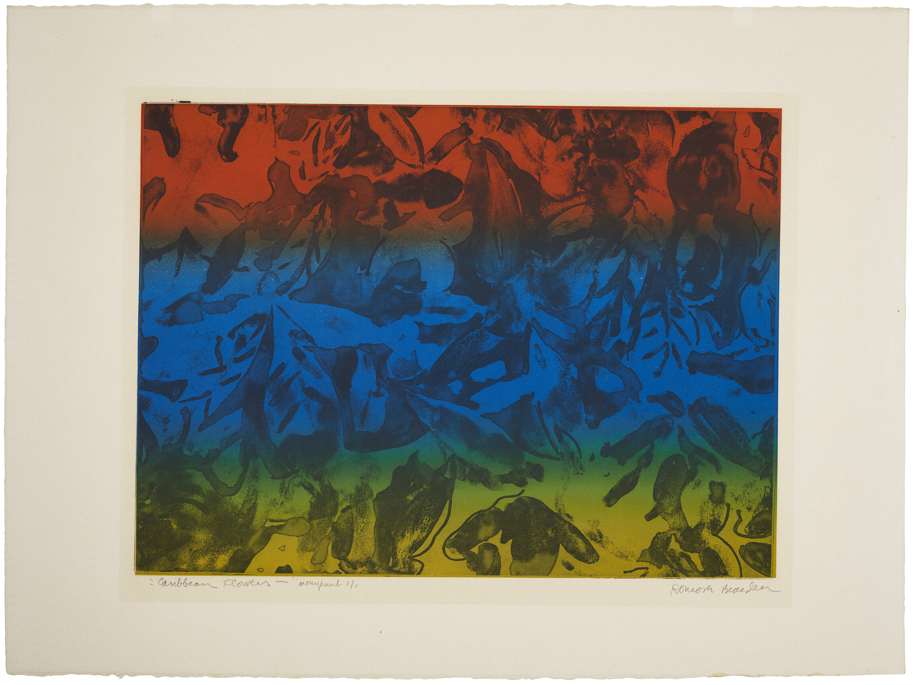 Romare Bearden — Карибские цветы