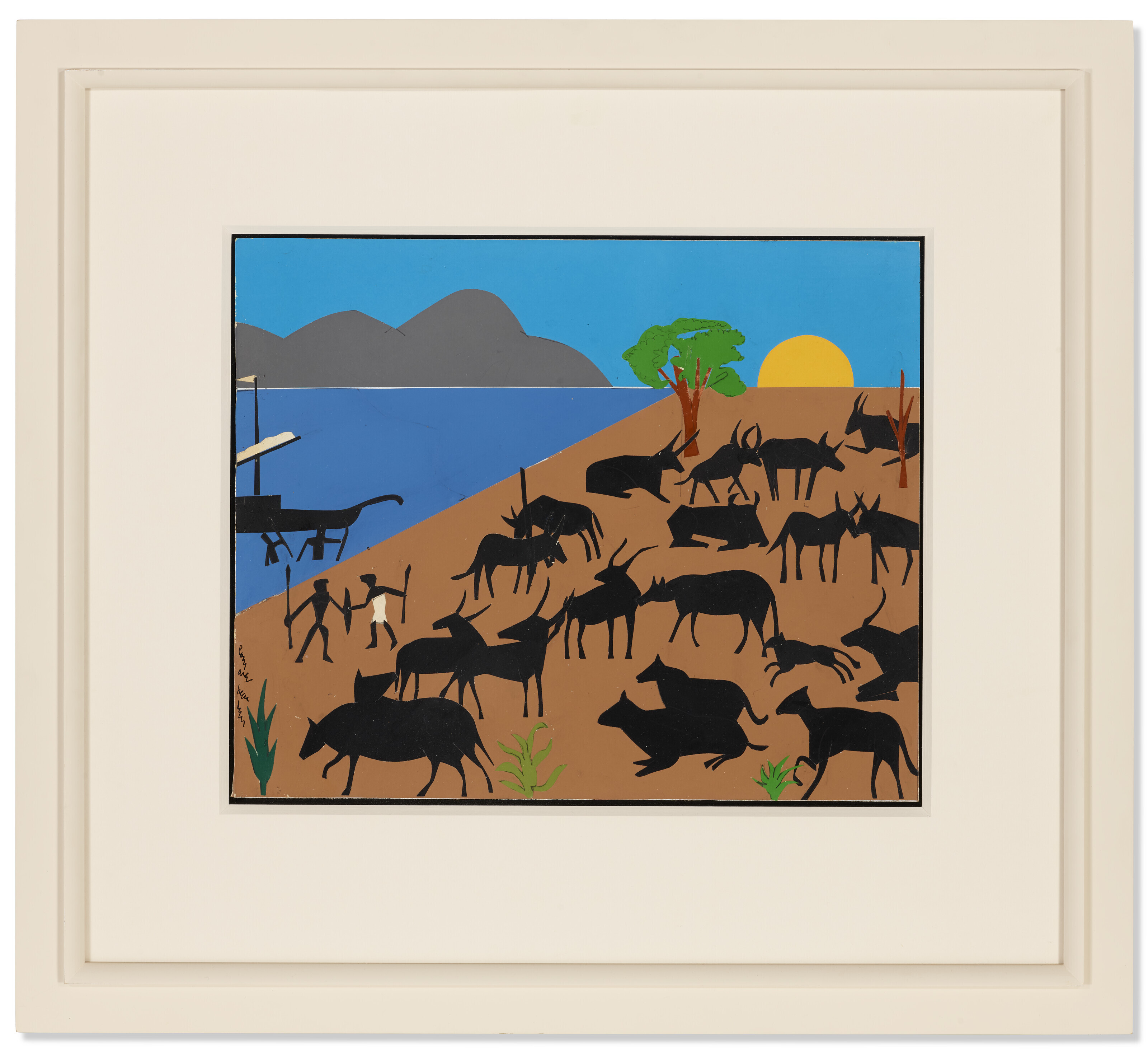 Romare Bearden — Крупный рогатый скот Бога Солнца, изображение 2