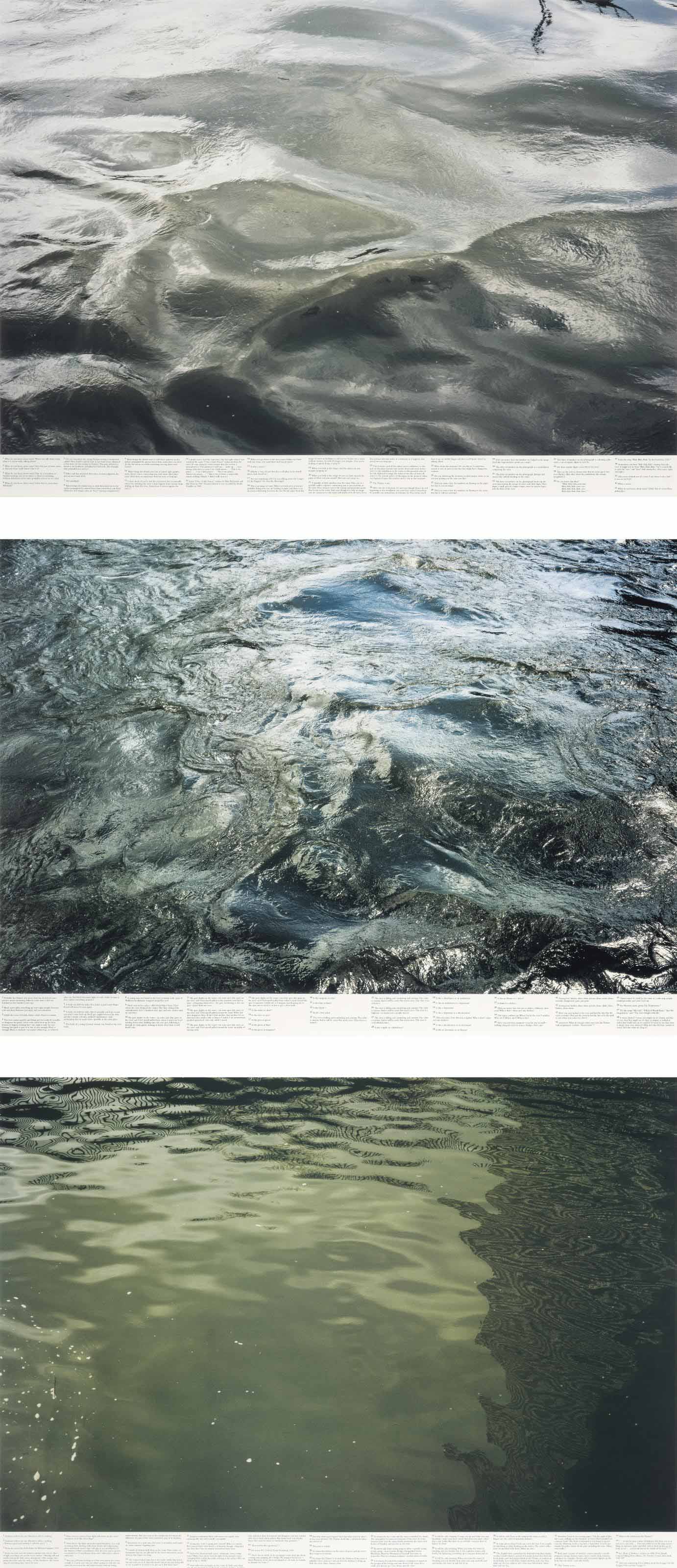 Roni Horn — Тихая вода (например, река Темза) Изображения C, J, N