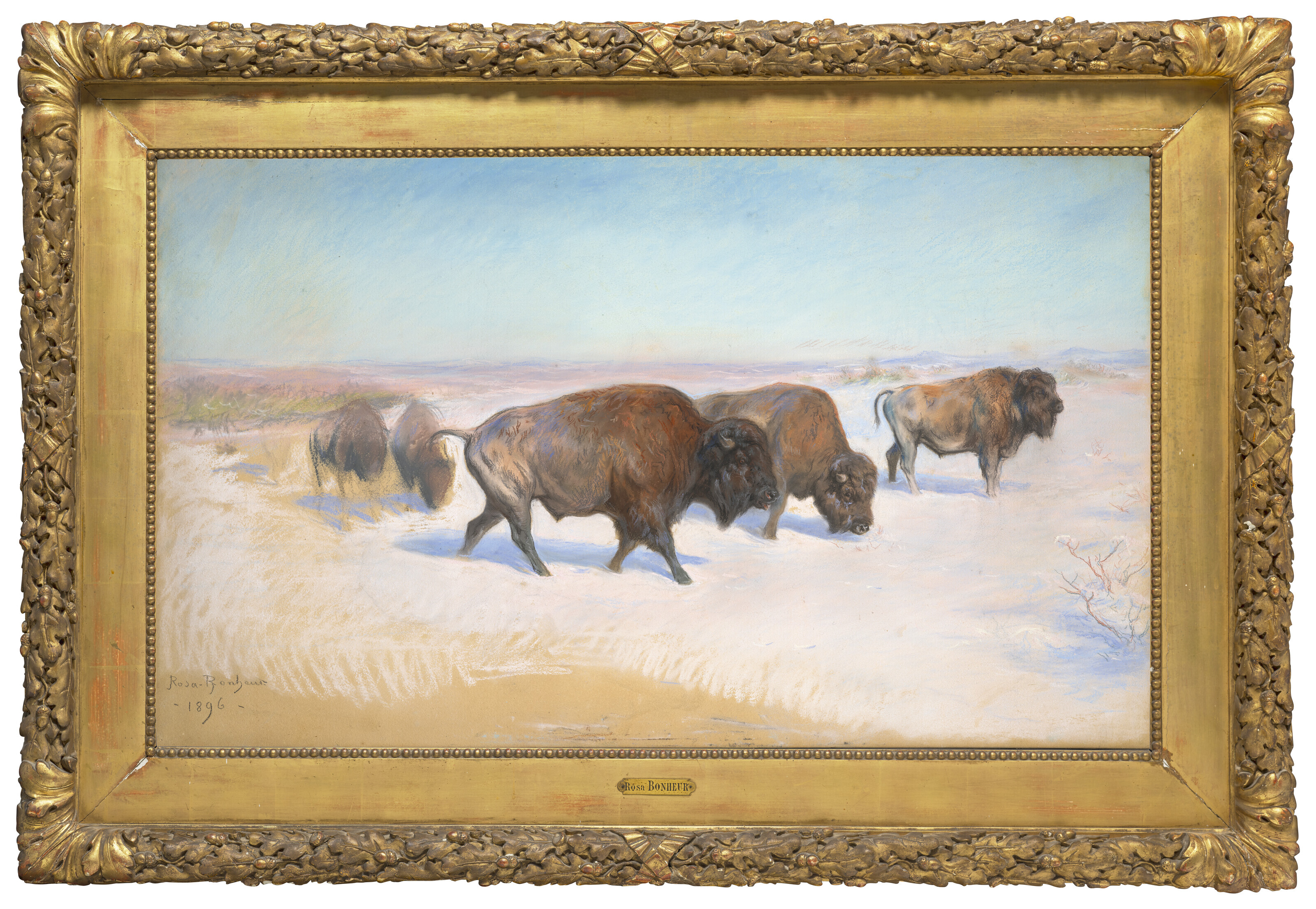 Rosa Bonheur — Миграция зубров, изображение 2
