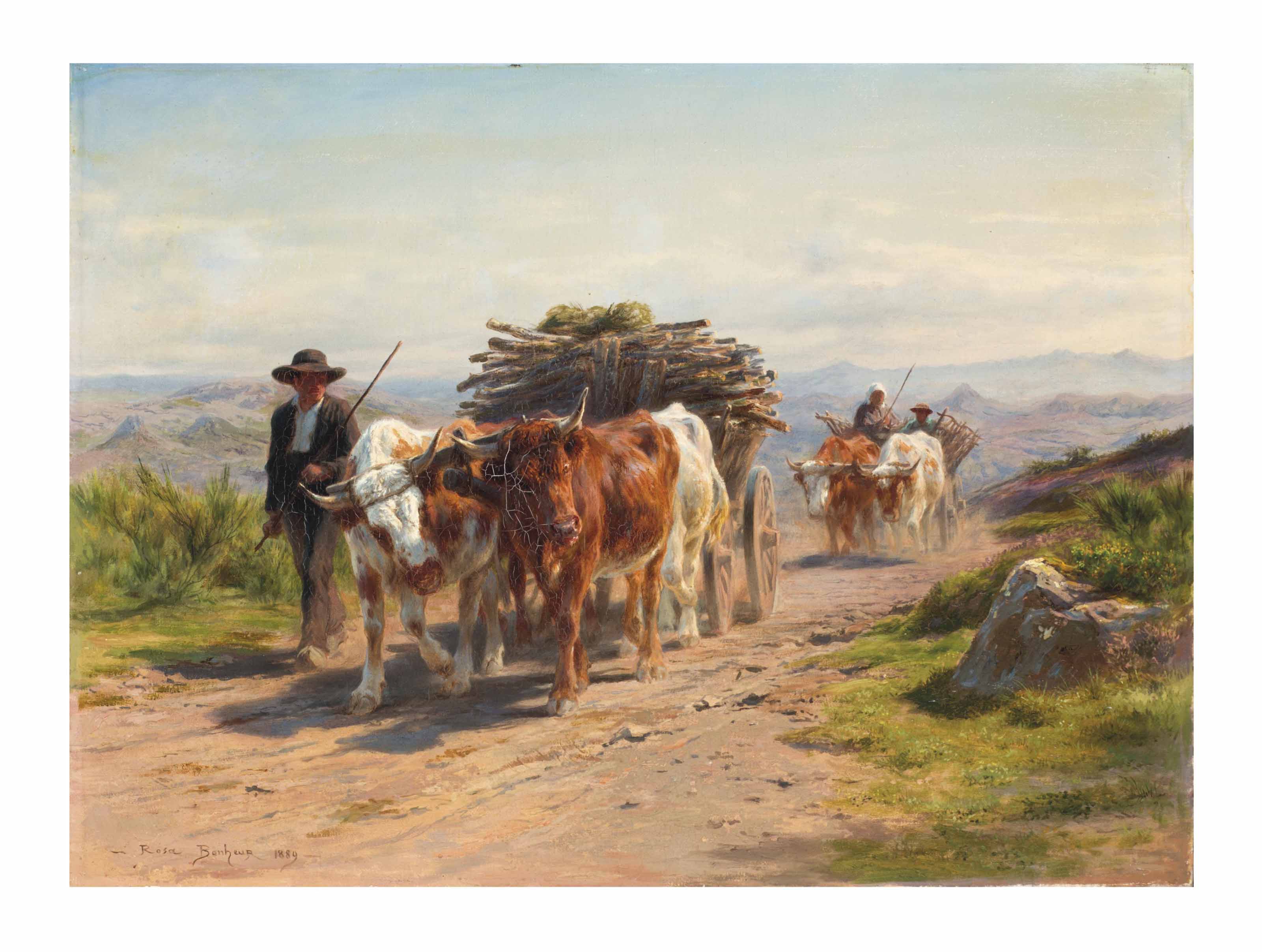 Rosa Bonheur — Шарретт-Аттеле-де-Ваш, и Бувье, в Оверни