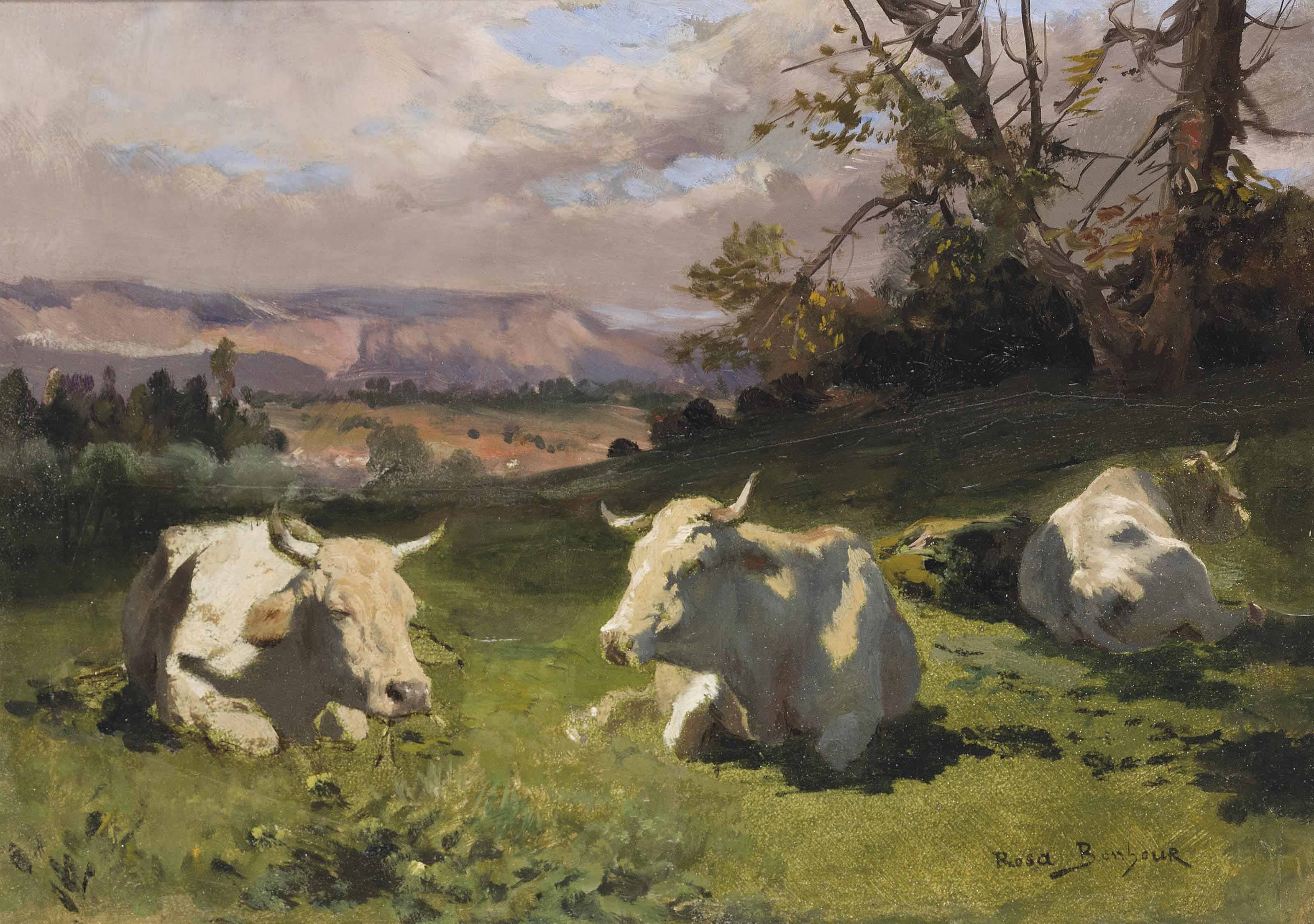 Rosa Bonheur — Блондинка из Аквитании отдыхает