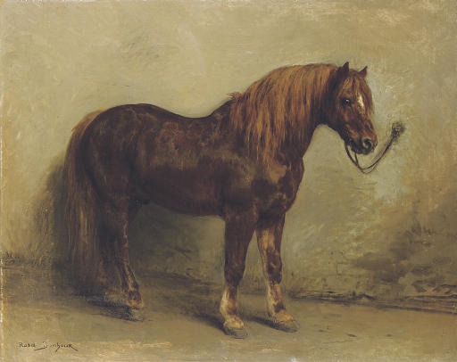 Rosa Bonheur — Привязанный пони