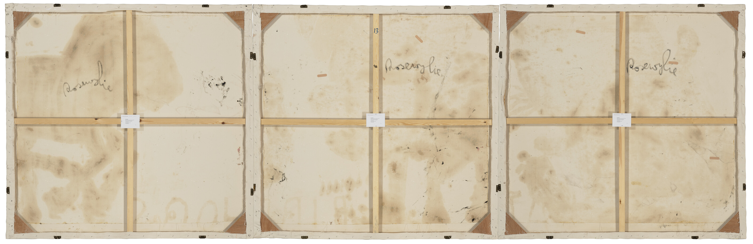 Rose Wylie — Черная роспись: Лошадь, Птица, Кошка, изображение 2