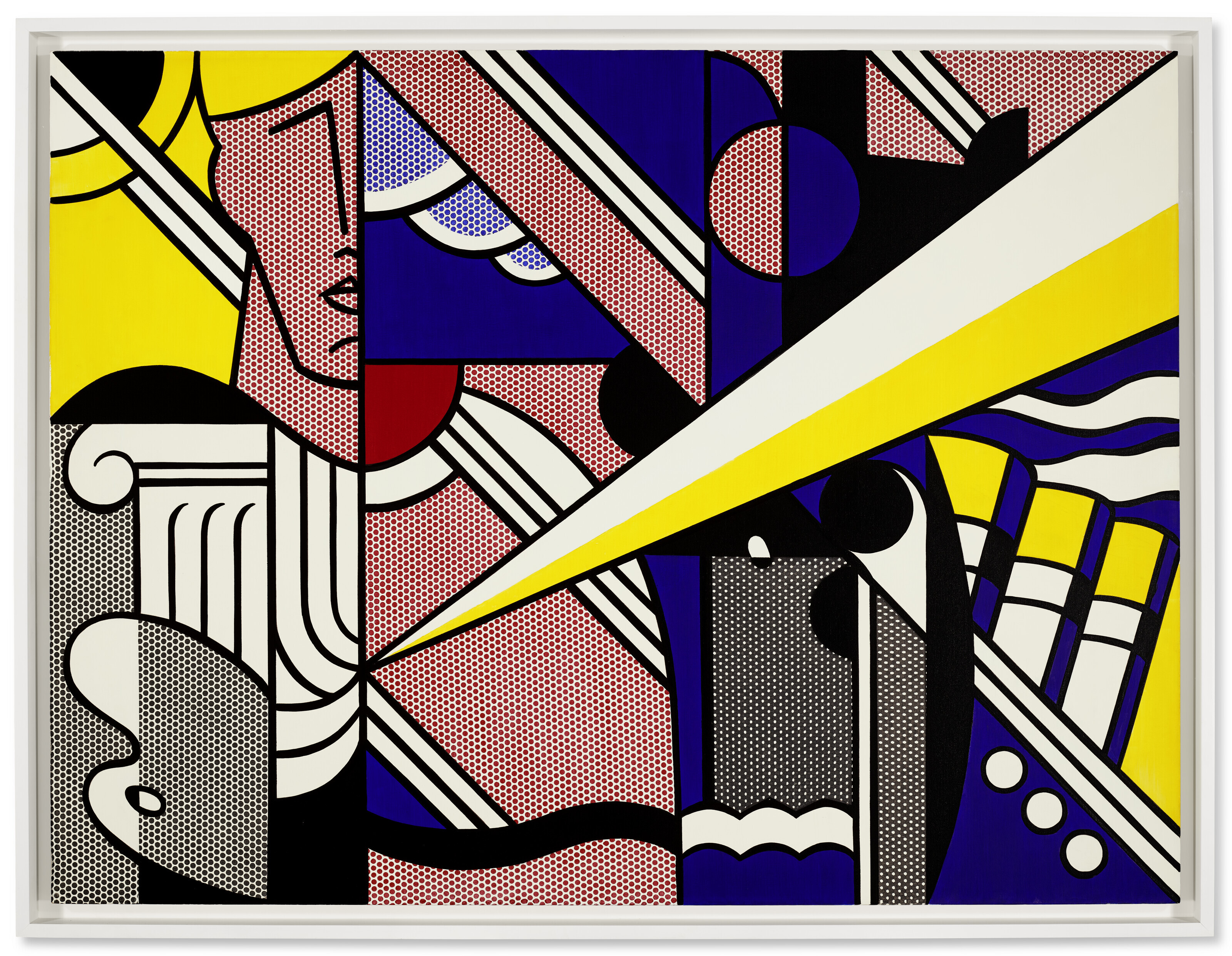 Roy Lichtenstein — Современная живопись с ионической колонной, изображение 2