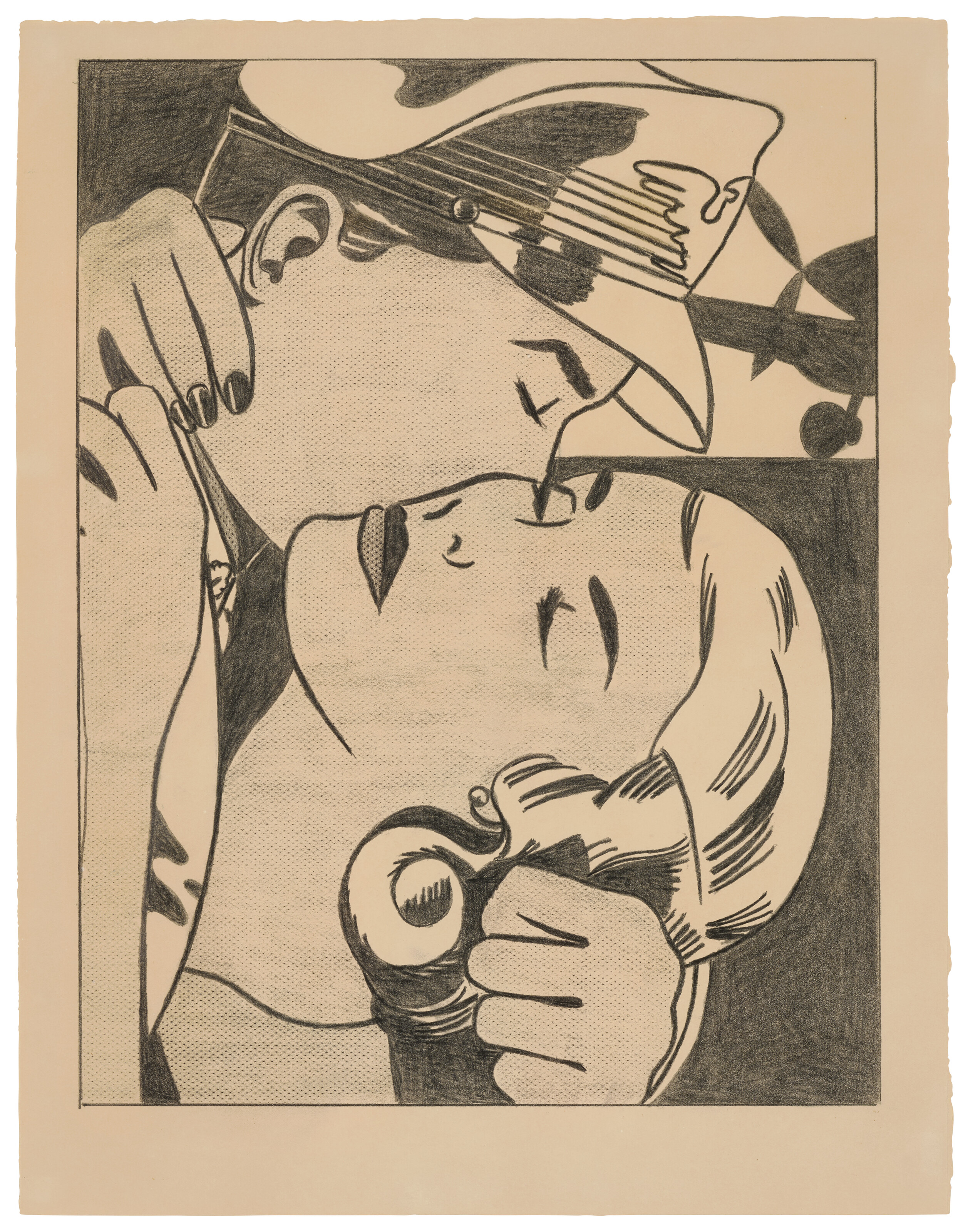 Roy Lichtenstein — Поцелуй, изображение 2