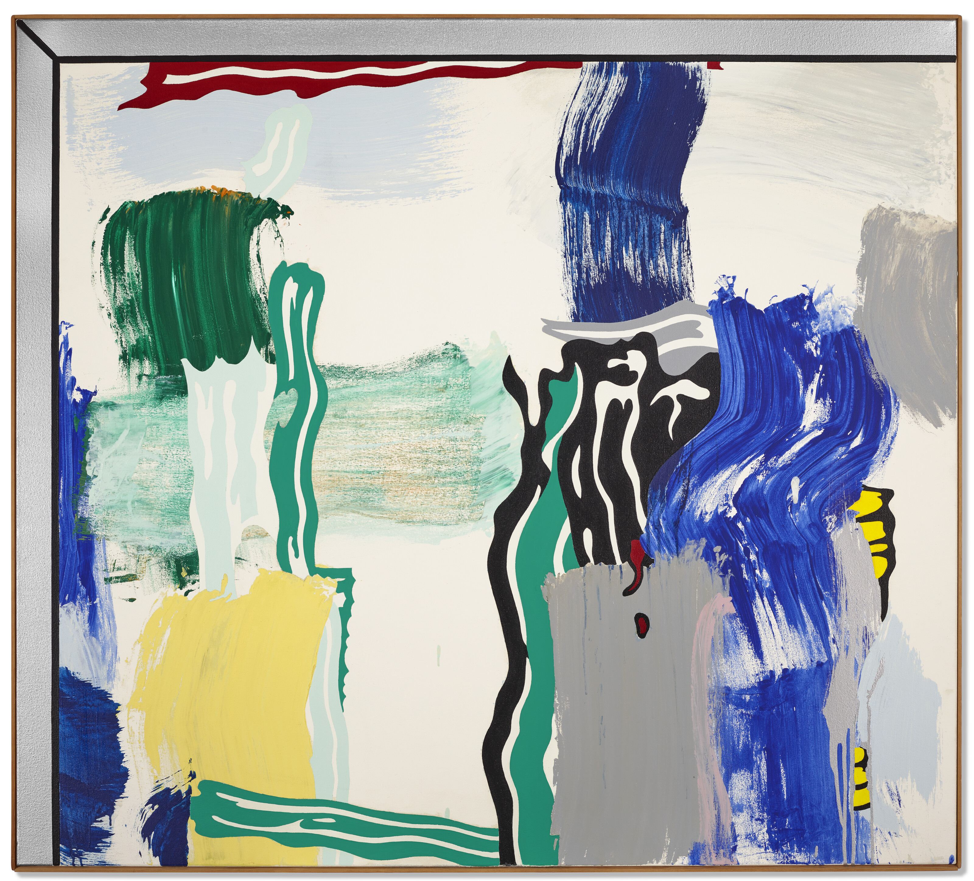 Roy Lichtenstein — Картина в серебряной раме, изображение 2