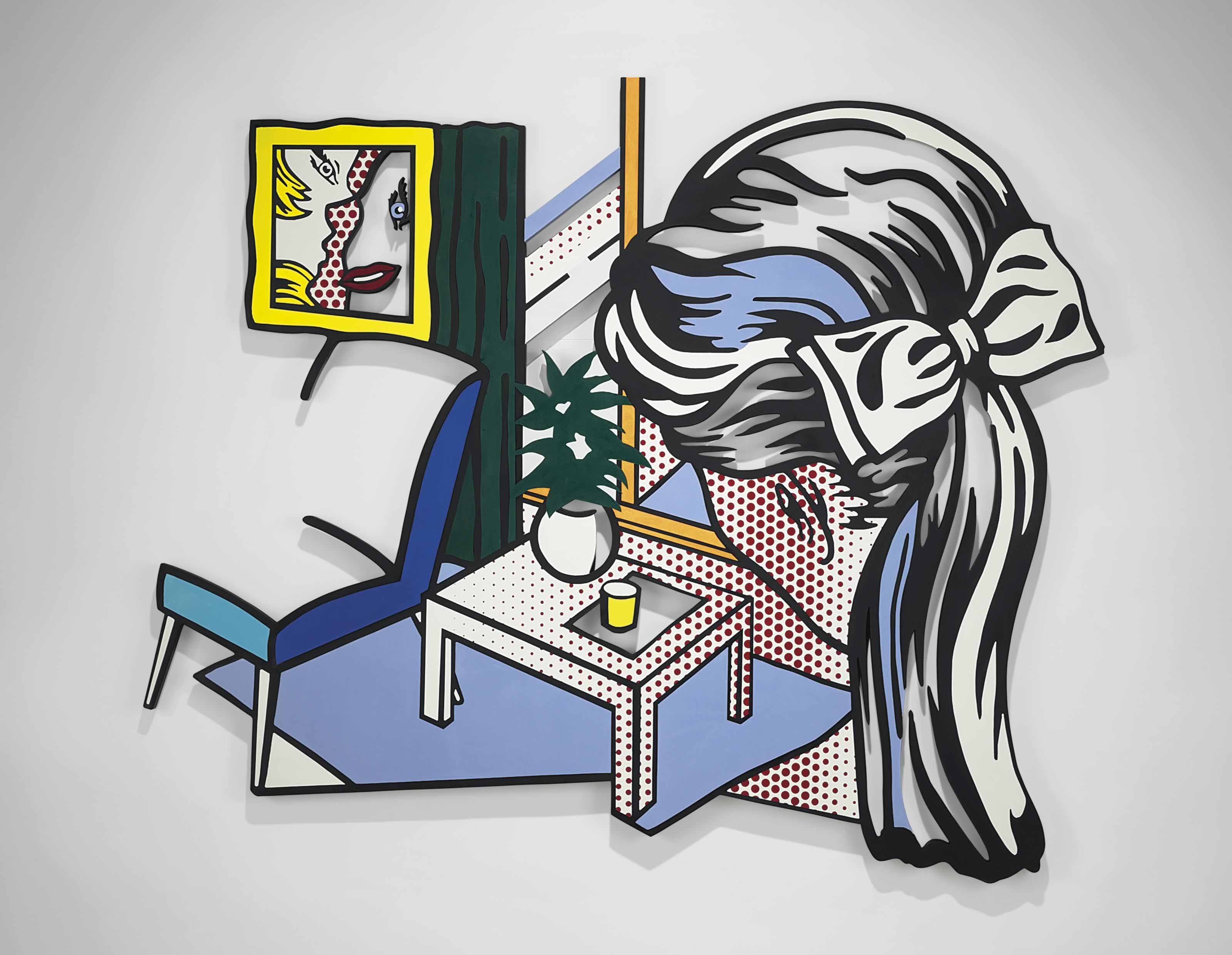 Roy Lichtenstein — Женщина, созерцающая Желтую чашку