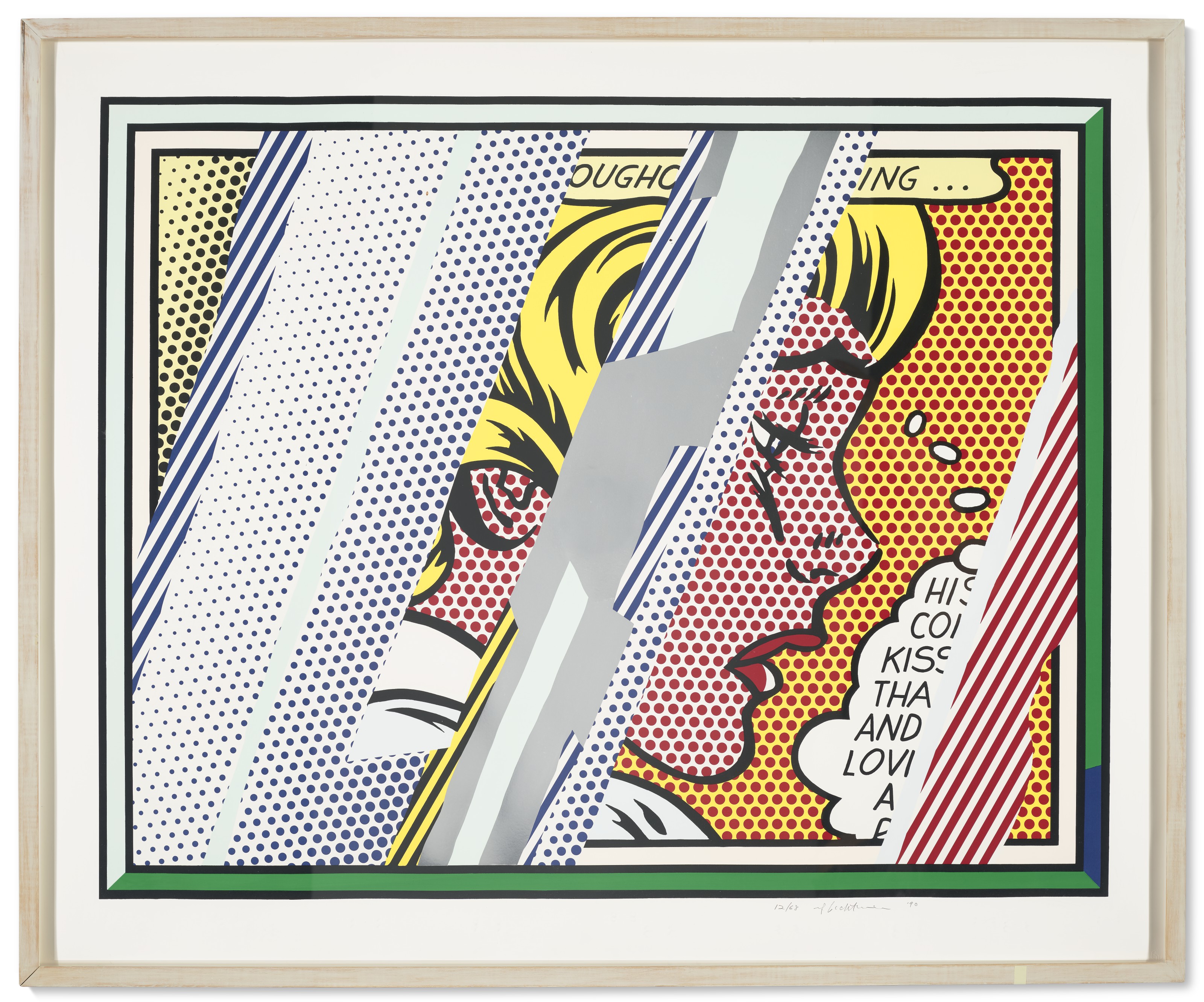 Roy Lichtenstein — Размышления о девушке из серии "Размышления", изображение 2