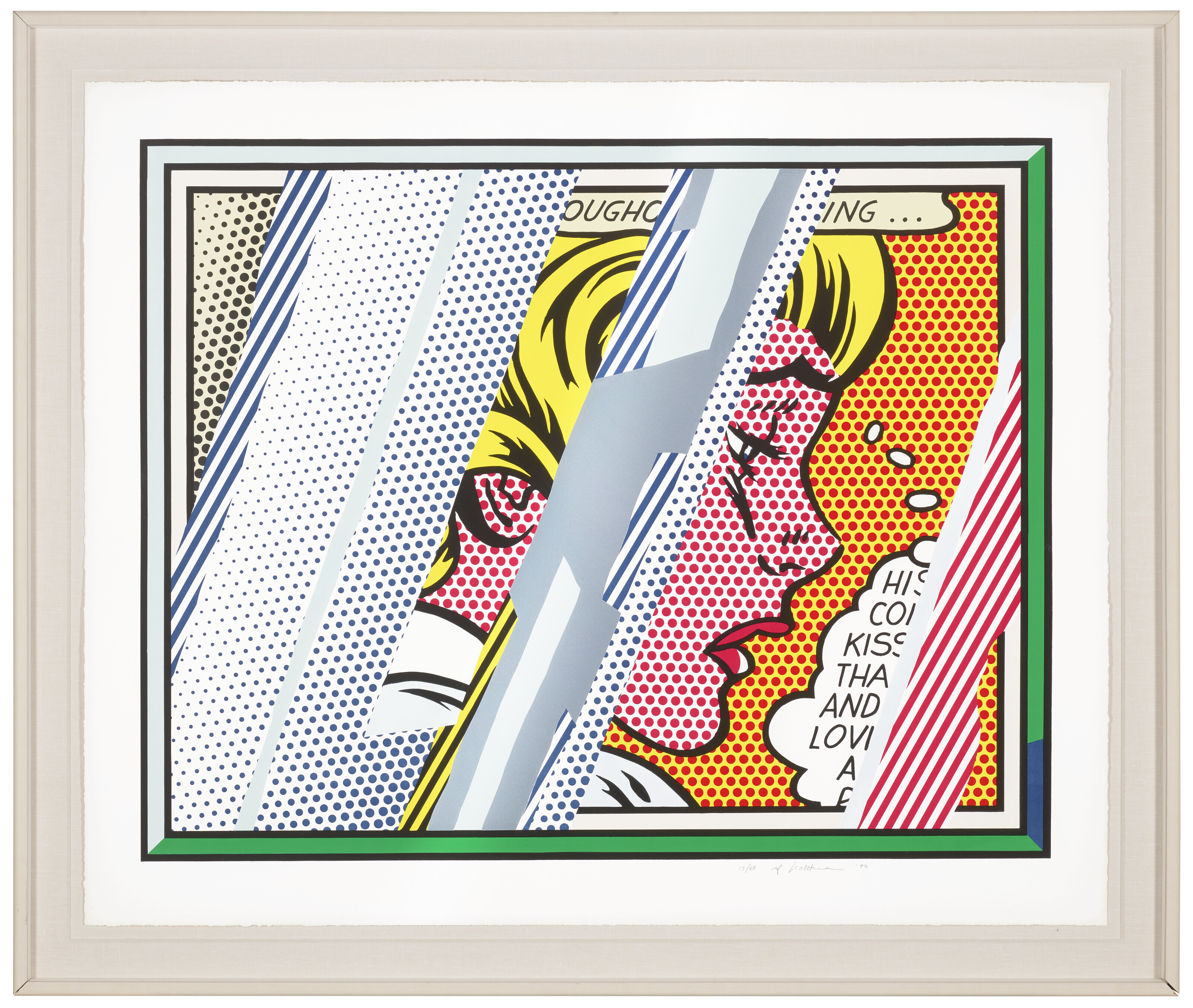 Roy Lichtenstein — Размышления о девушке из серии "Размышления", изображение 2