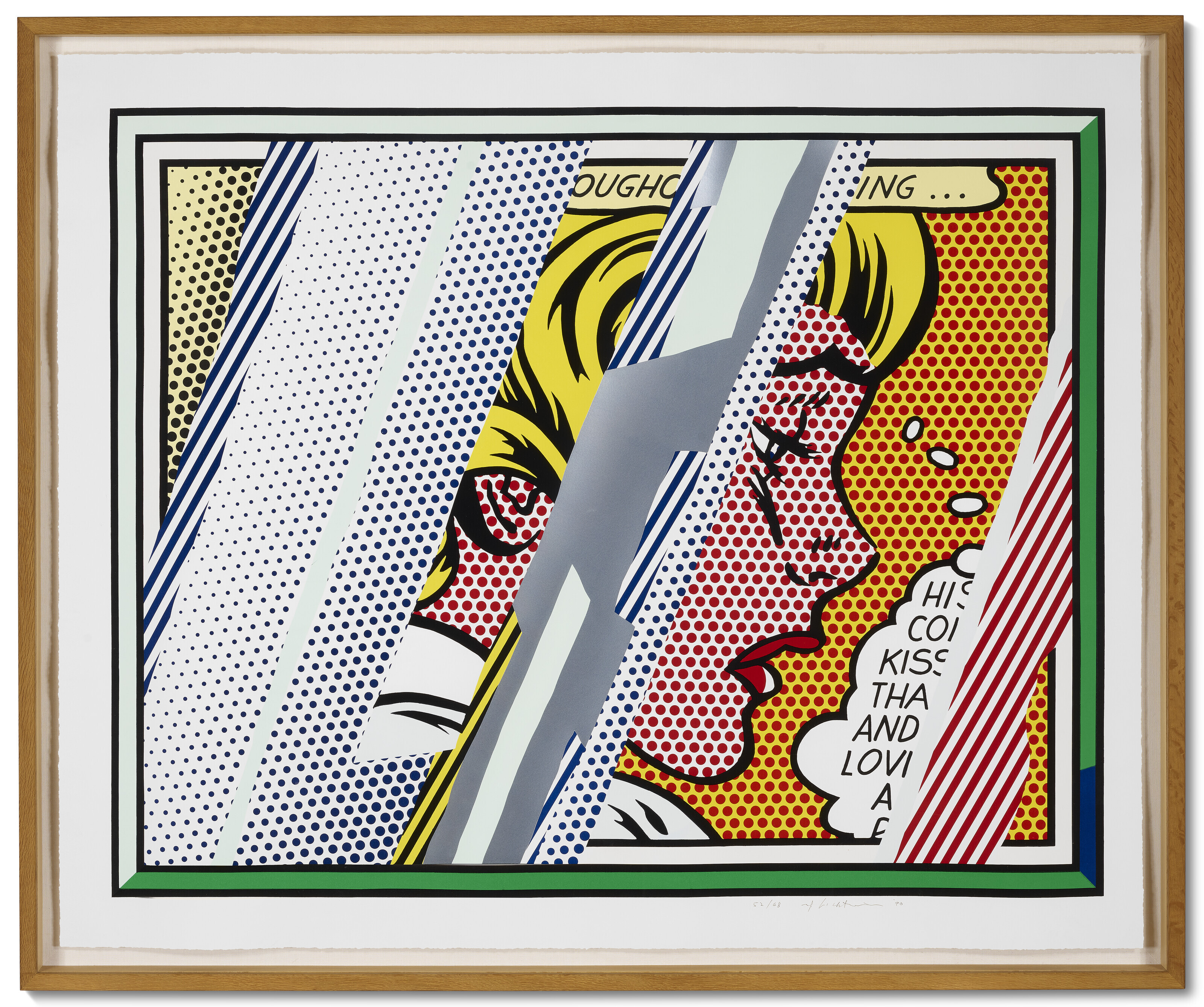 Roy Lichtenstein — Размышления о девушке из серии "Размышления", изображение 2
