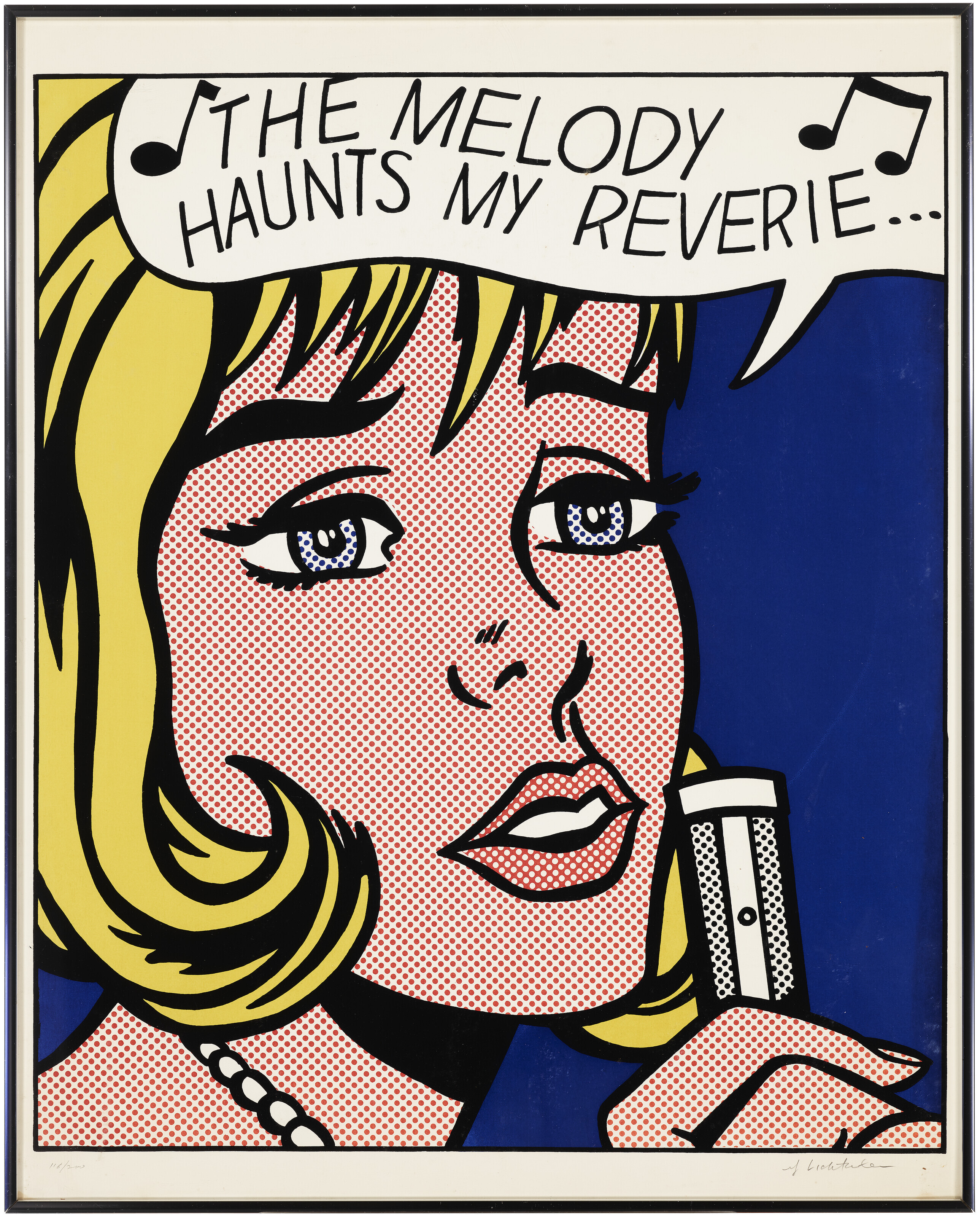 Roy Lichtenstein — "Грезы", от 11 поп-исполнителей, Том II, изображение 2