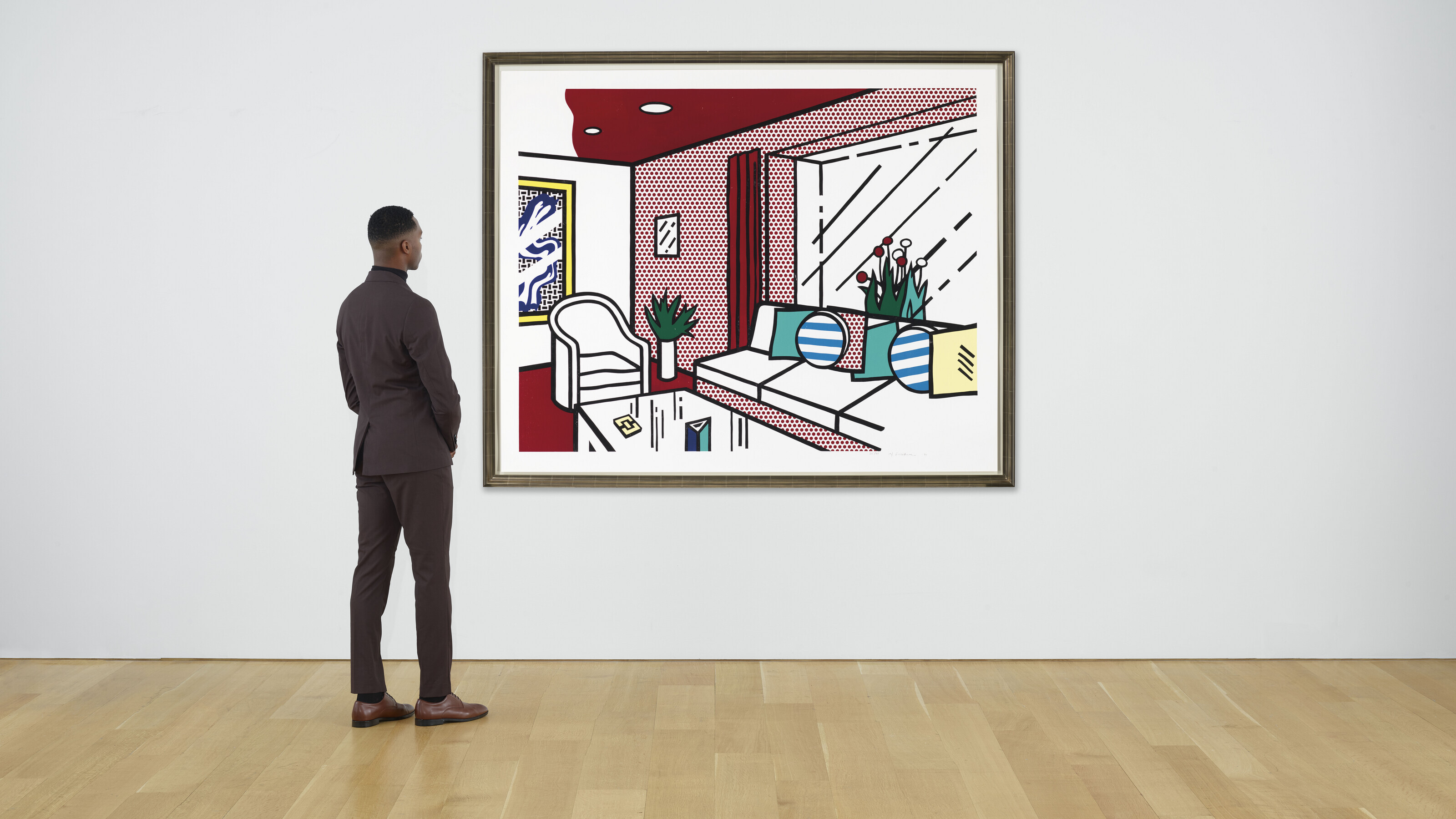 Roy Lichtenstein — Гостиная из серии "Интерьер", изображение 2