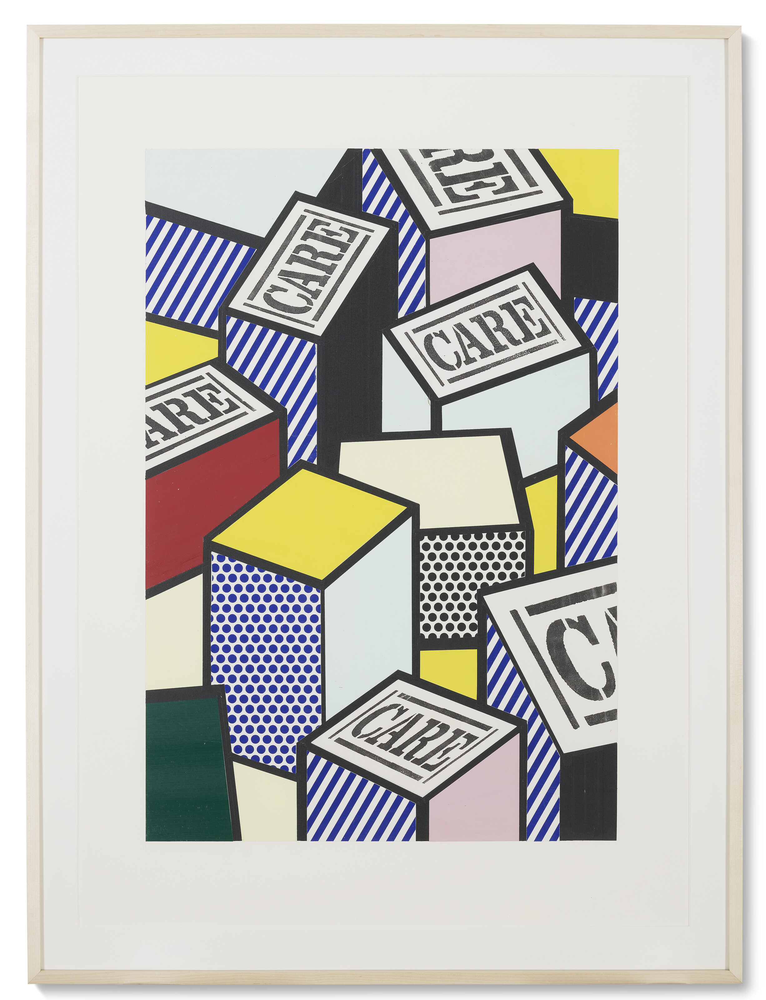 Roy Lichtenstein — Коллаж для плаката по УХОДУ, изображение 2