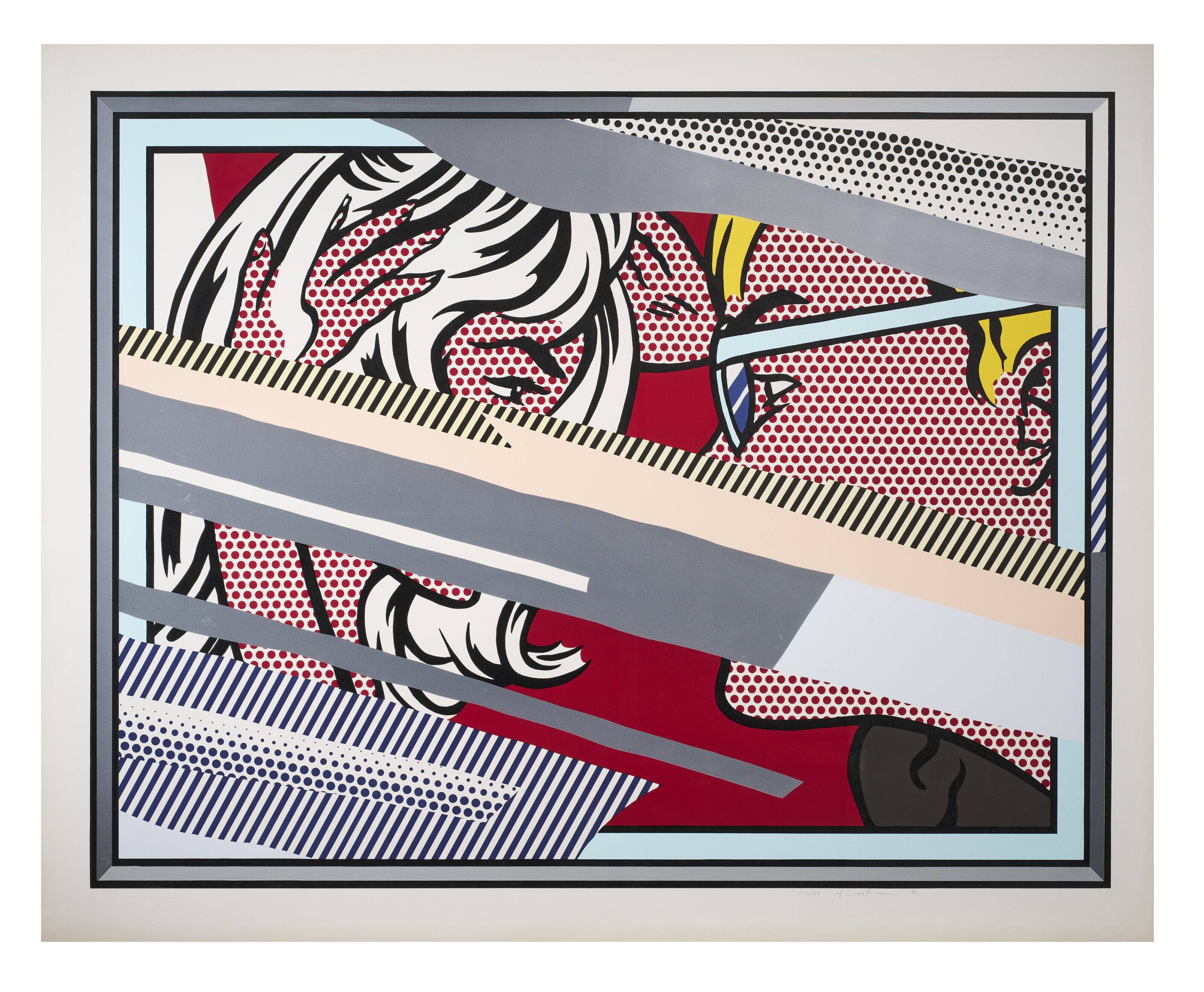Roy Lichtenstein — Размышления о разговоре, из серии "Размышления", изображение 1