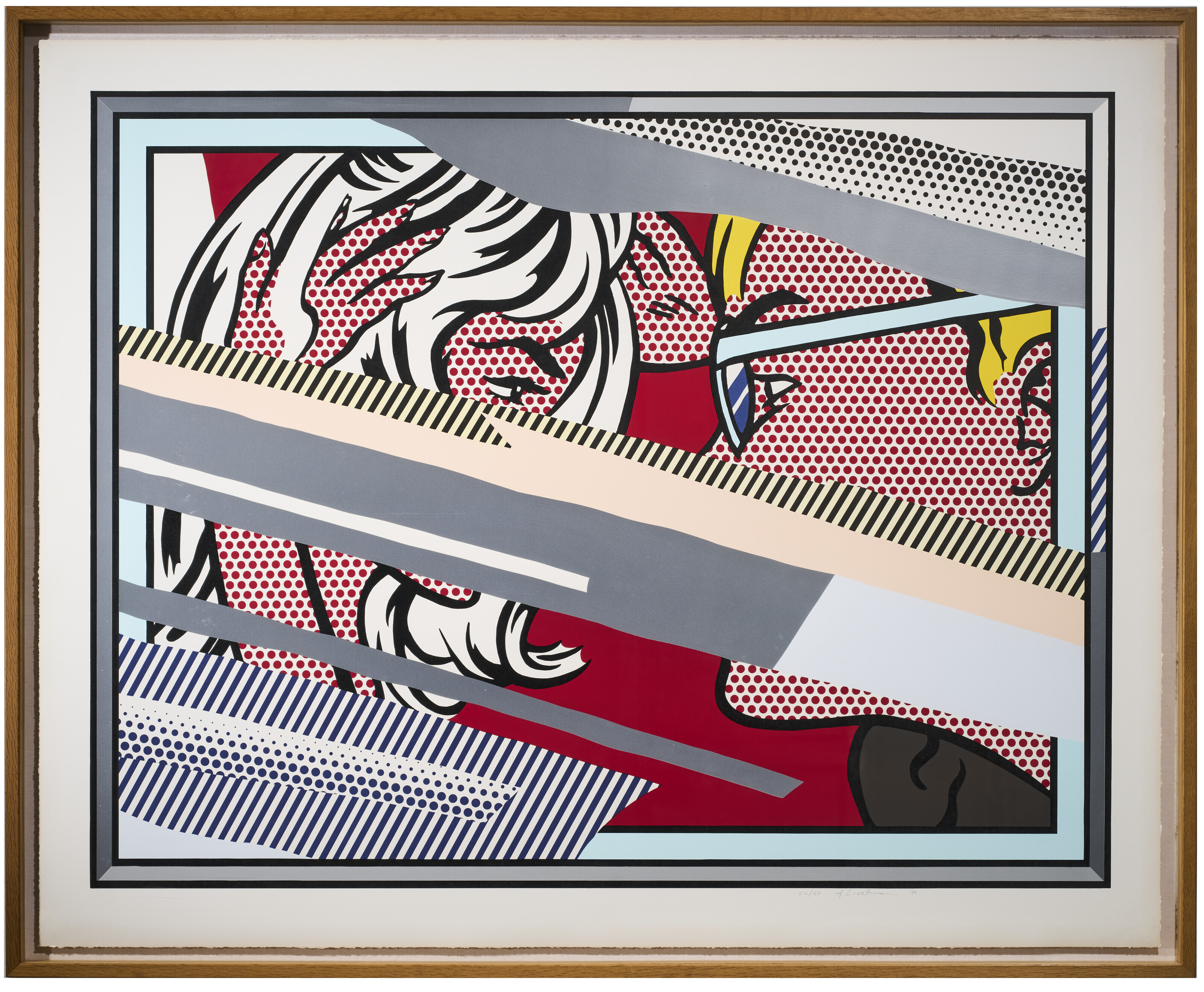 Roy Lichtenstein — Размышления о разговоре, из серии "Размышления", изображение 2