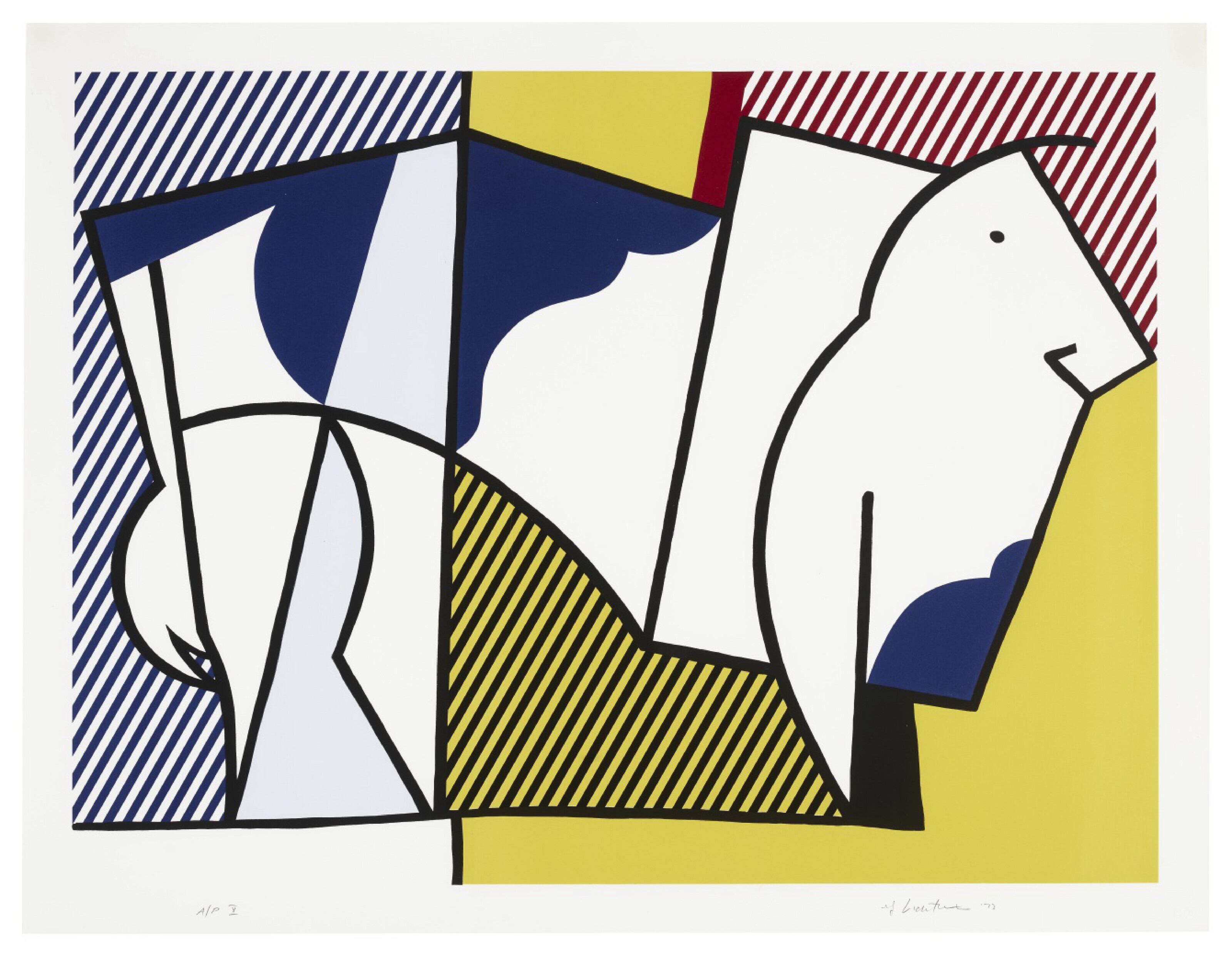 Roy Lichtenstein — Серия профилей Bull, изображение 4