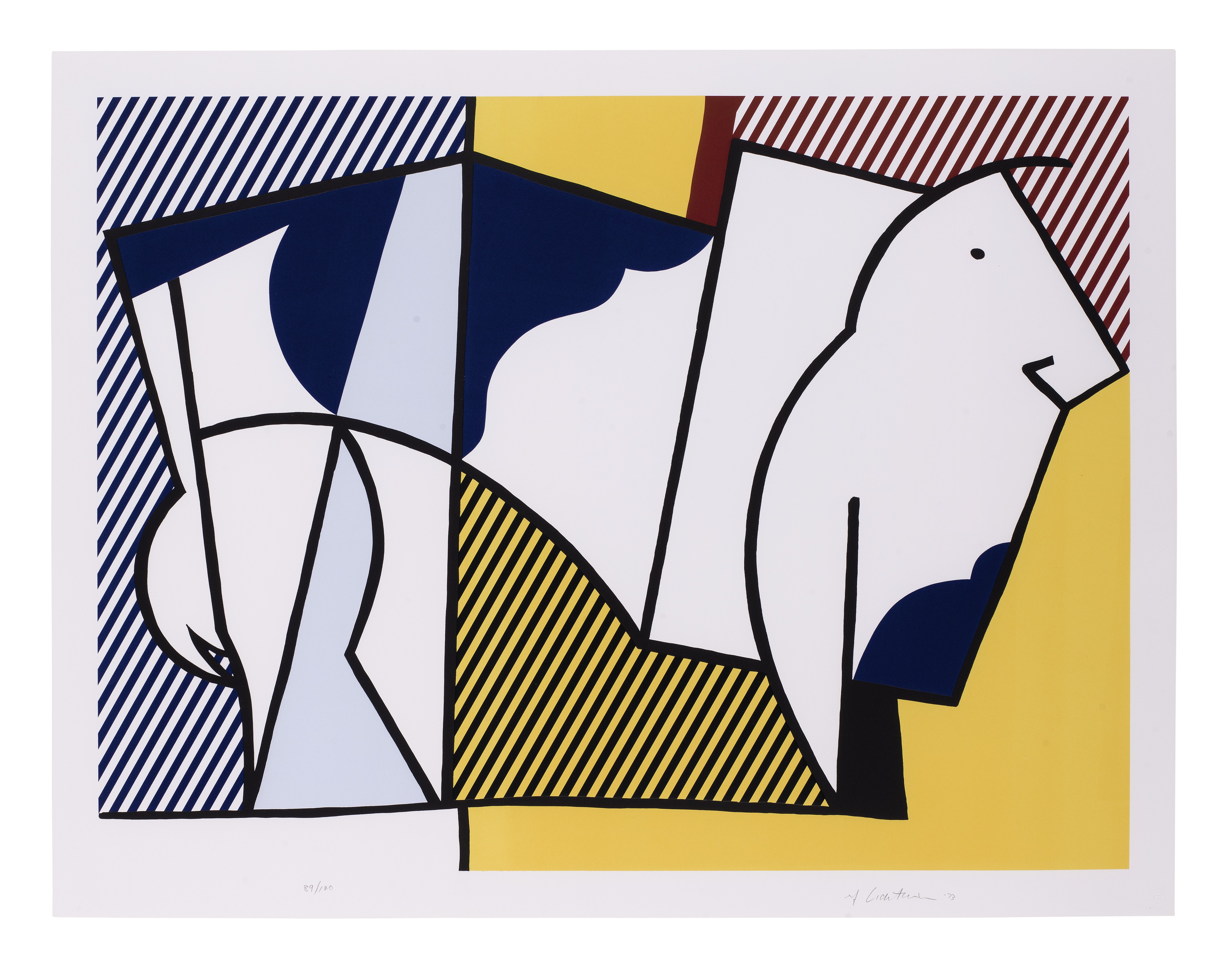 Roy Lichtenstein — Серия профилей Bull, изображение 3