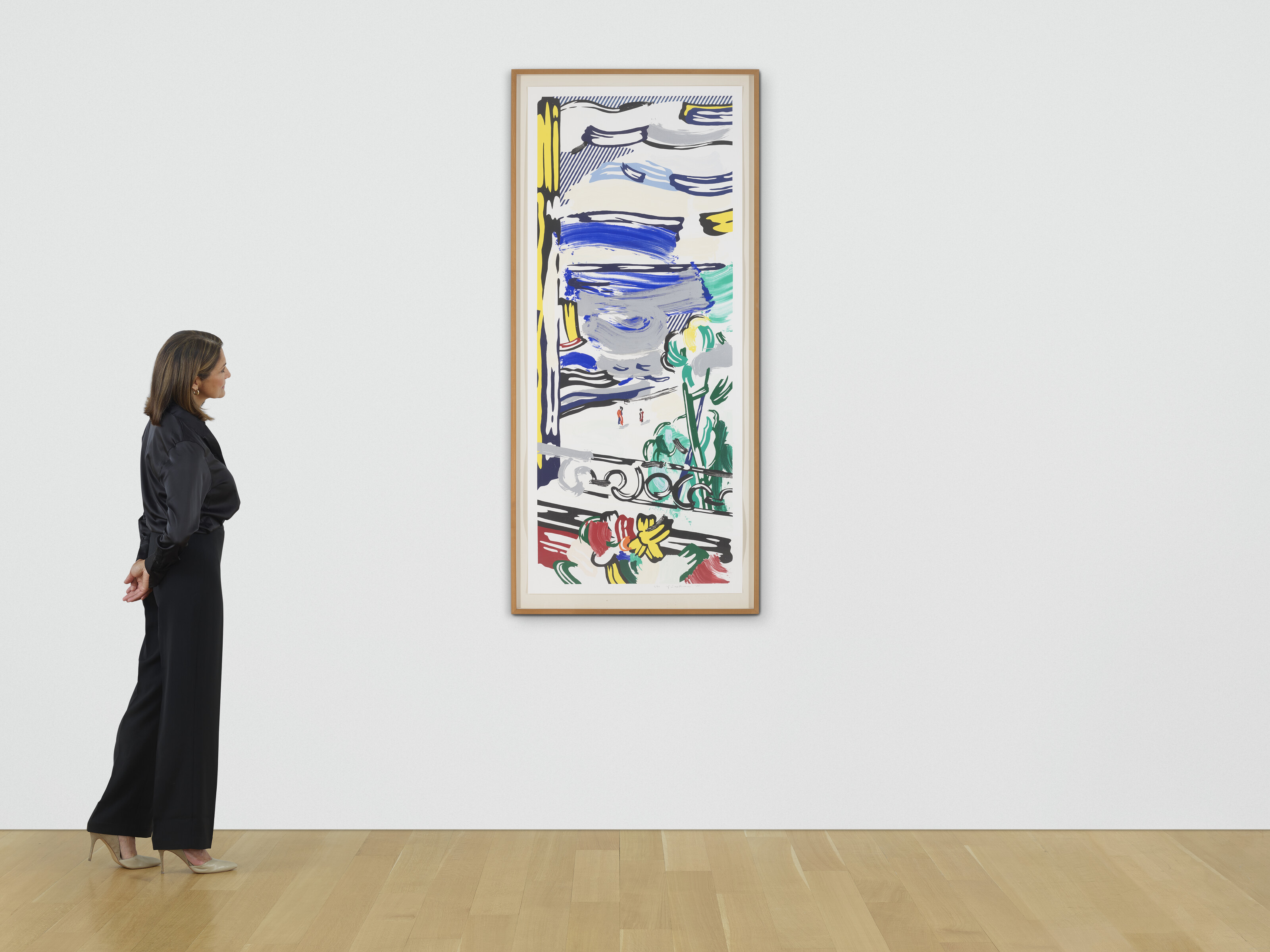 Roy Lichtenstein — Вид из окна, из серии пейзажей, изображение 3