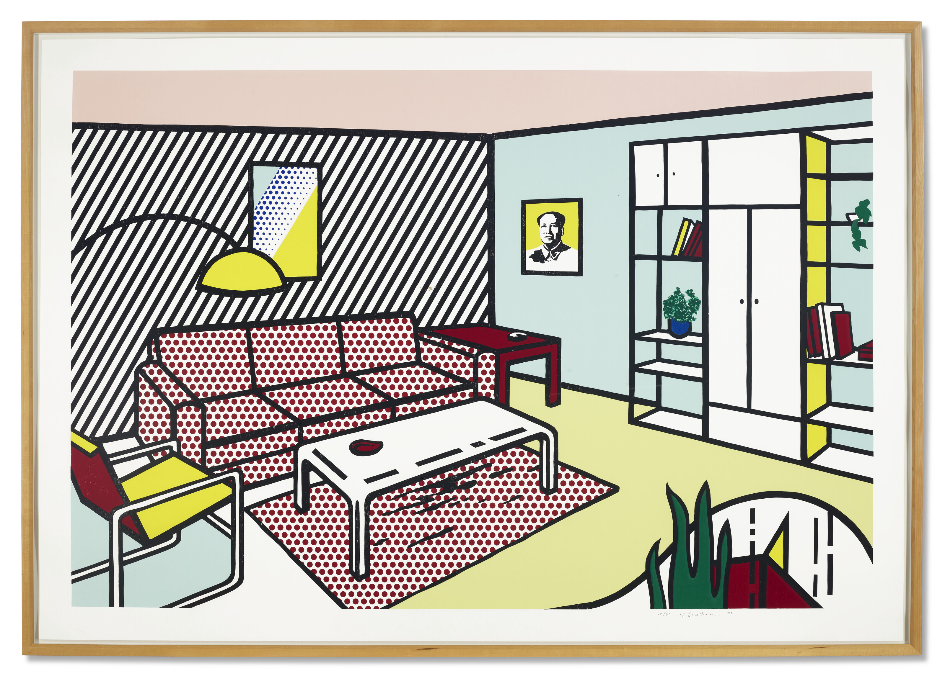Roy Lichtenstein — Современная комната из серии "Интерьер", изображение 2