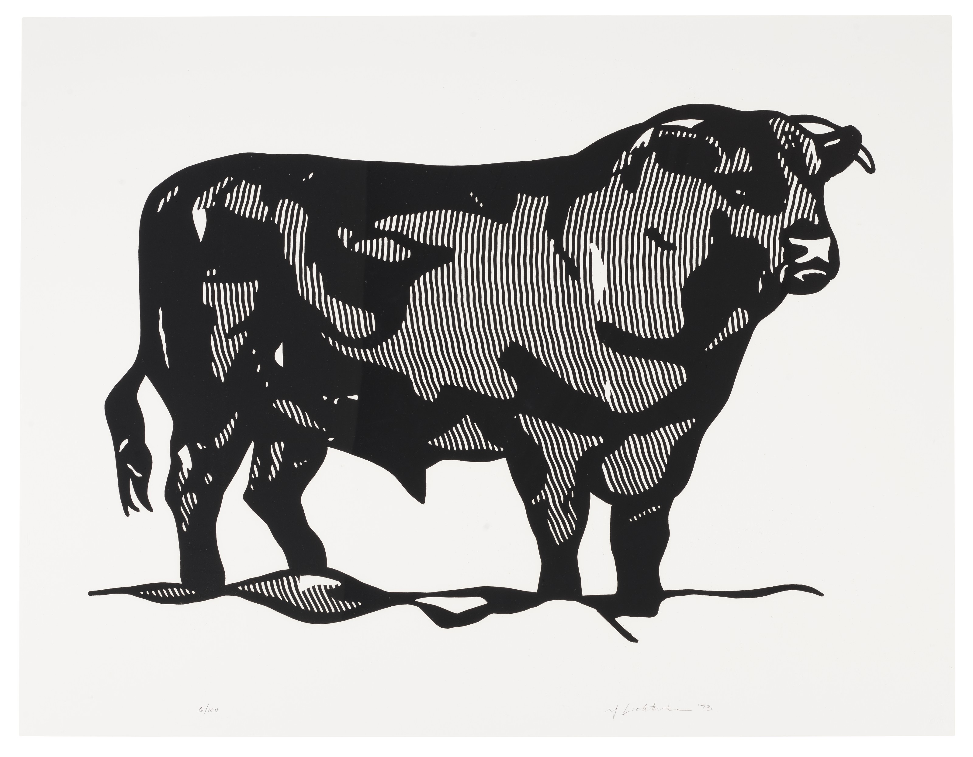 Roy Lichtenstein — Серия профилей Bull, изображение 2