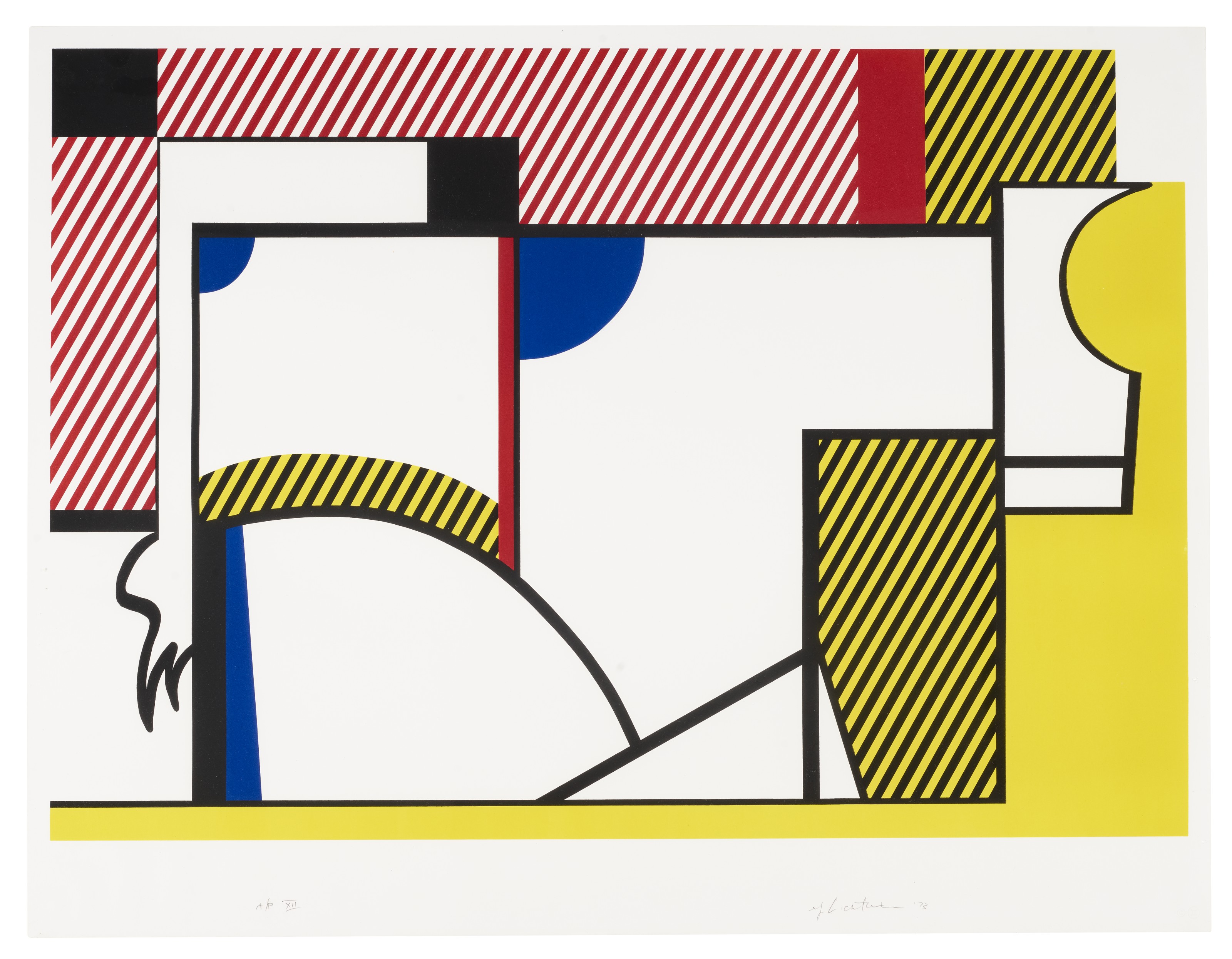 Roy Lichtenstein — Серия профилей Bull, изображение 5
