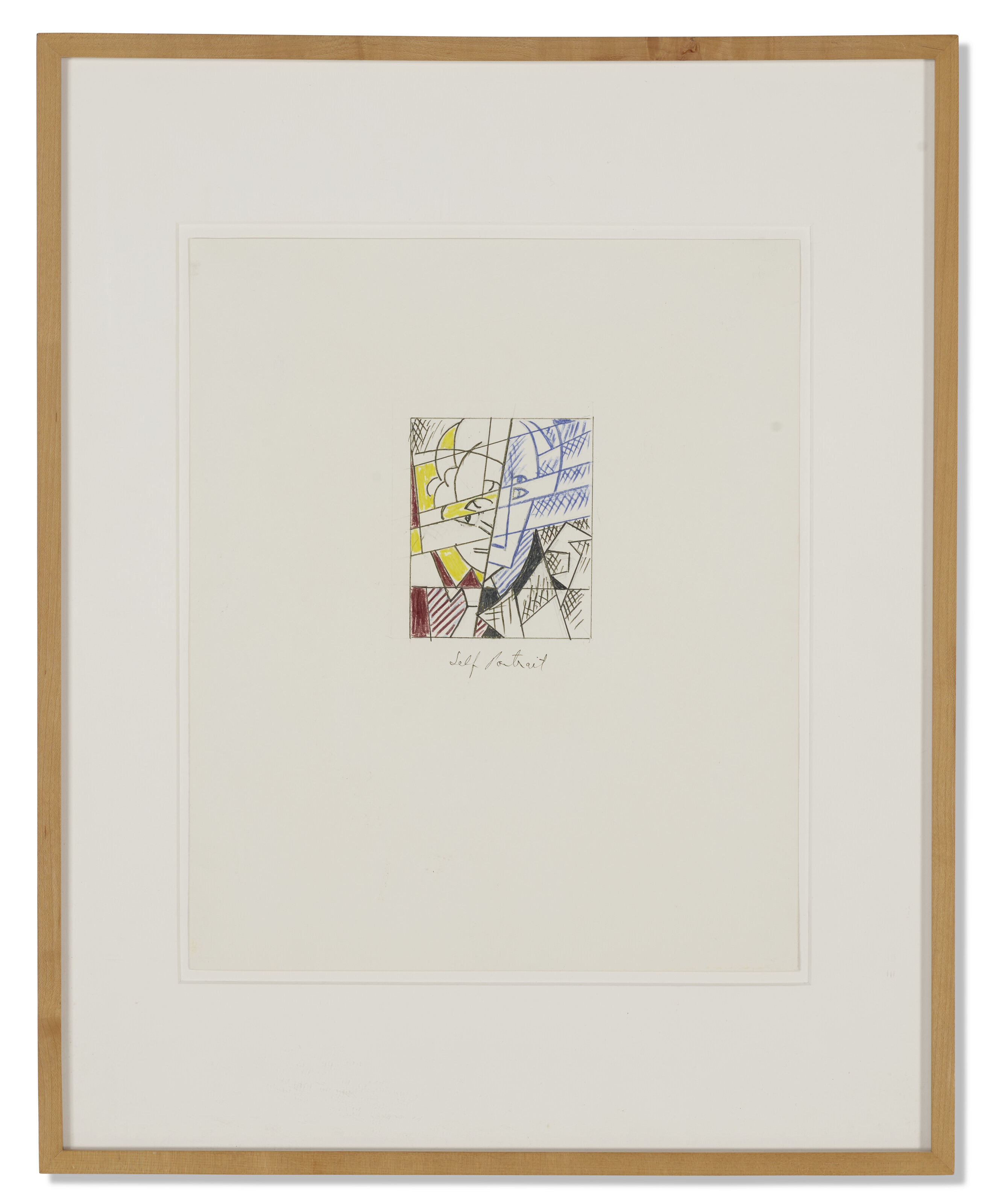 Roy Lichtenstein — Автопортрет (этюд), изображение 3