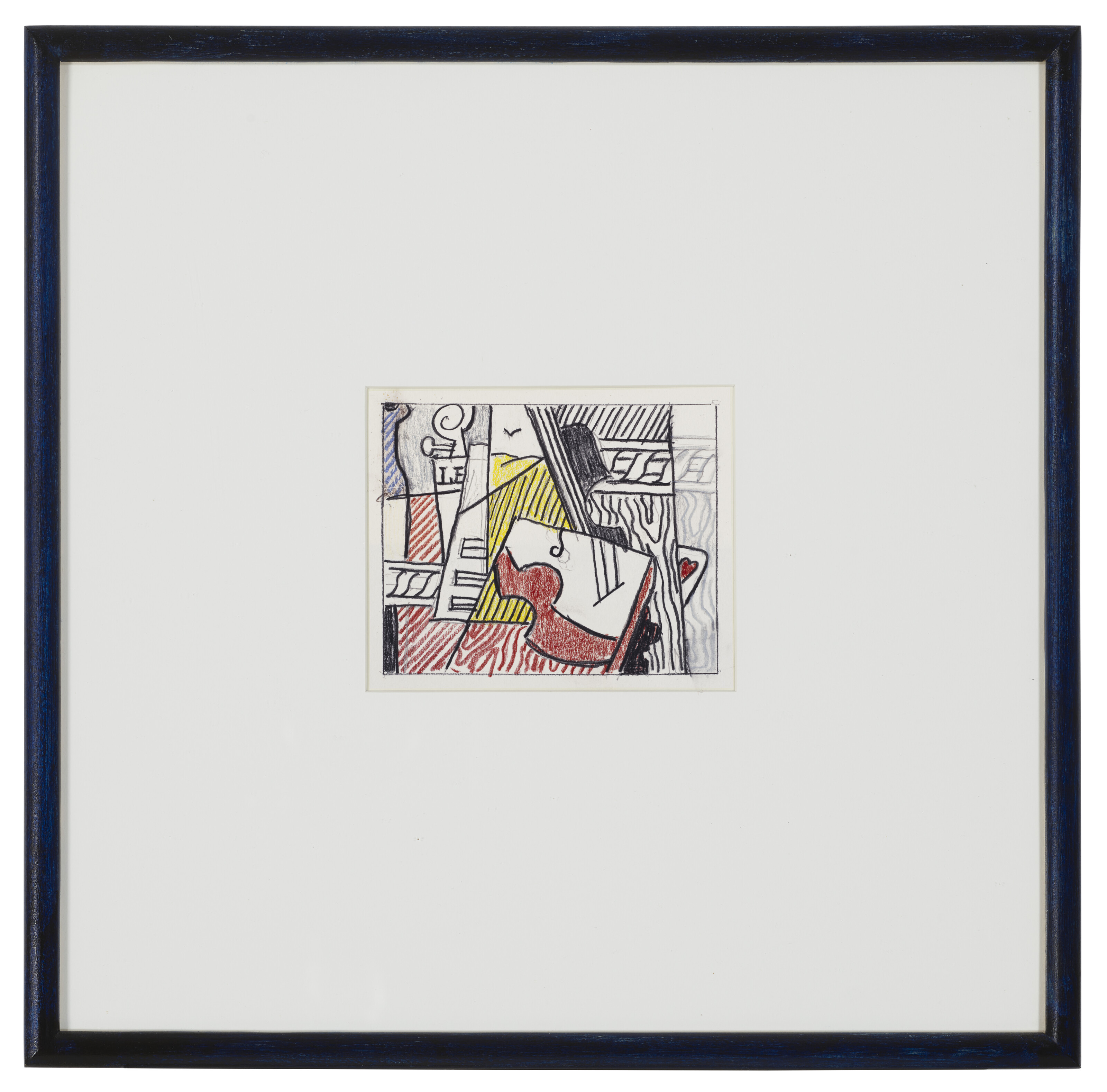 Roy Lichtenstein — Кубистический натюрморт (этюд), изображение 4