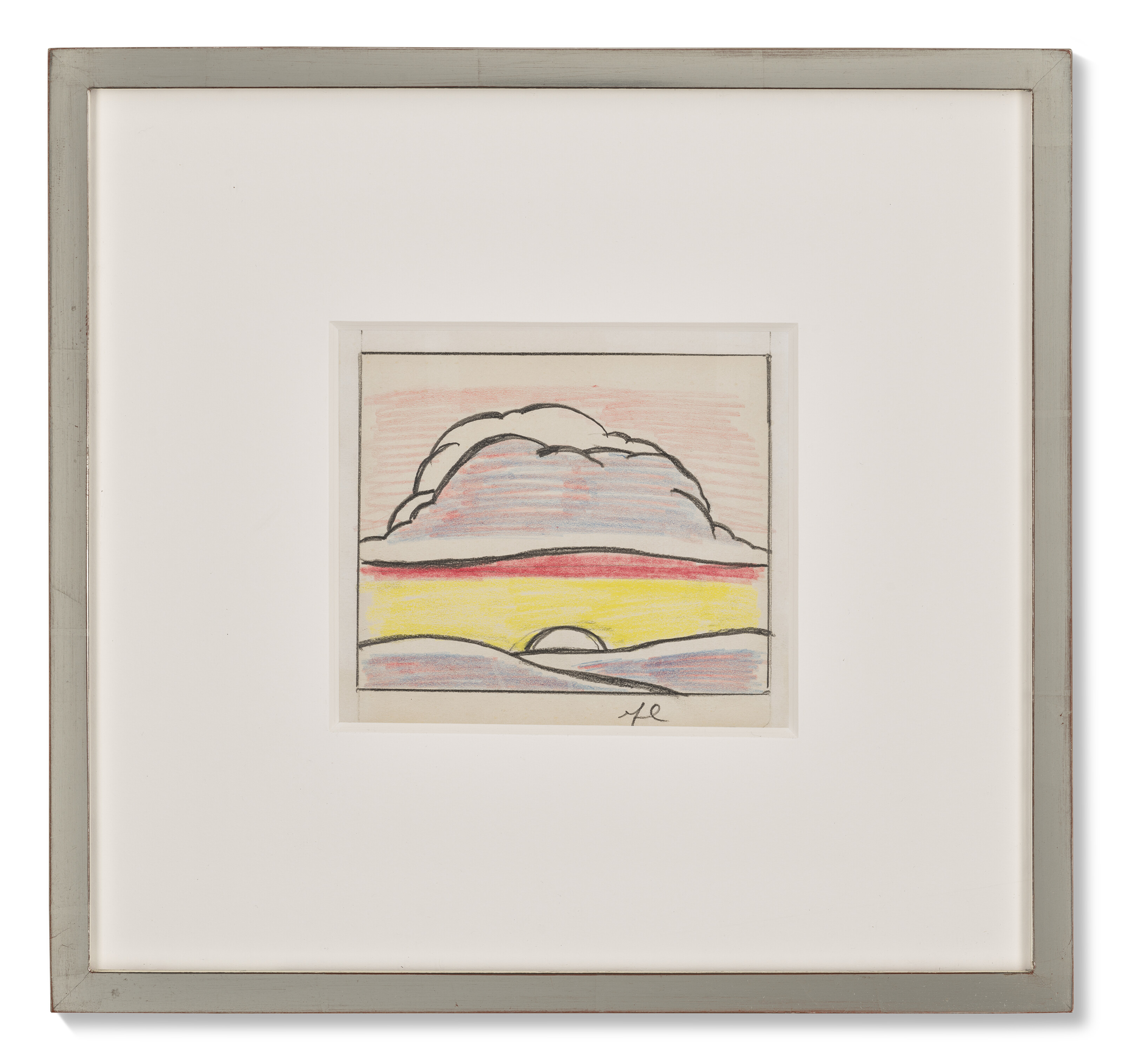 Roy Lichtenstein — Заходящее солнце (этюд), изображение 3