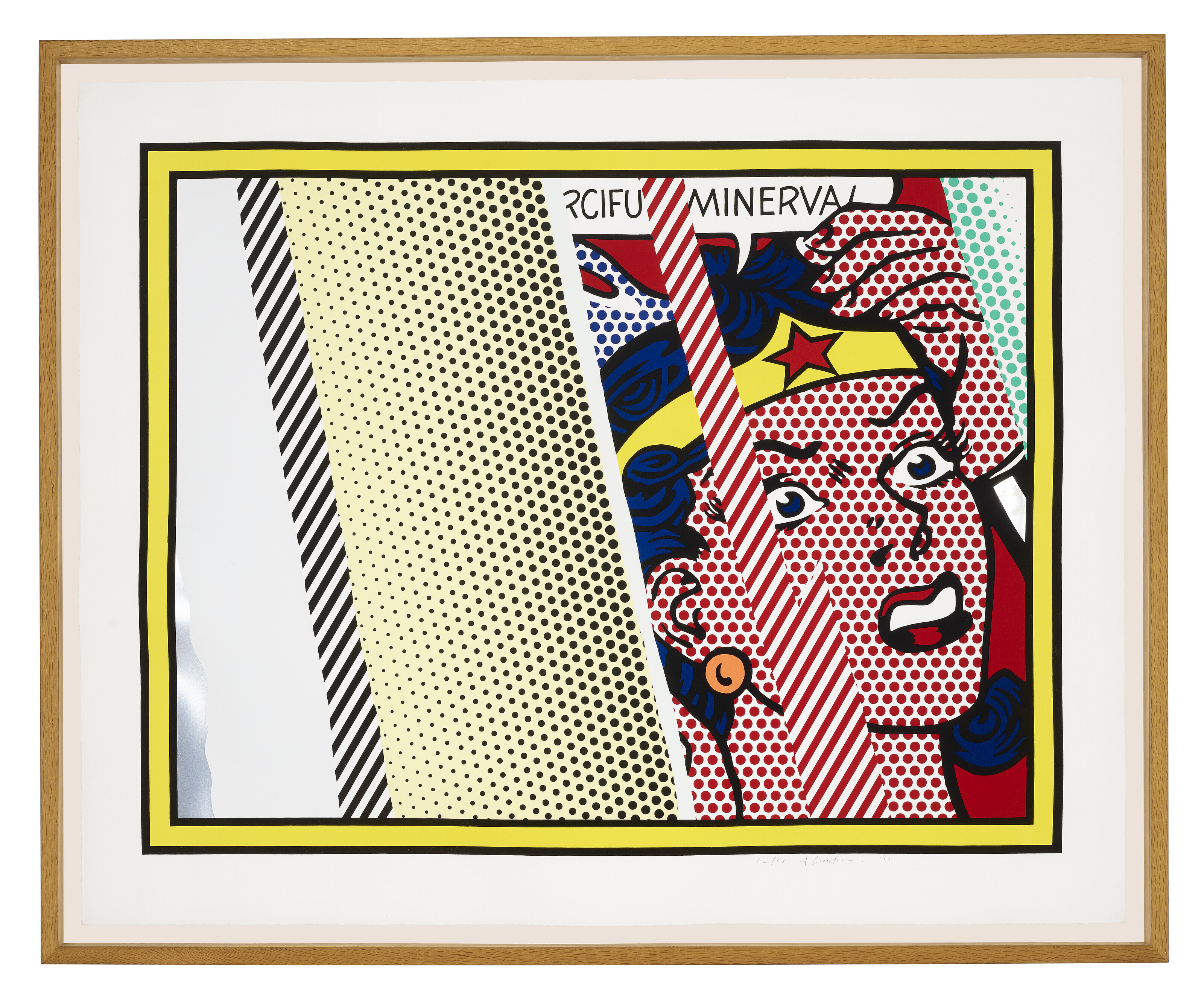 Roy Lichtenstein — Размышления о Минерве, из серии "Размышления", изображение 2