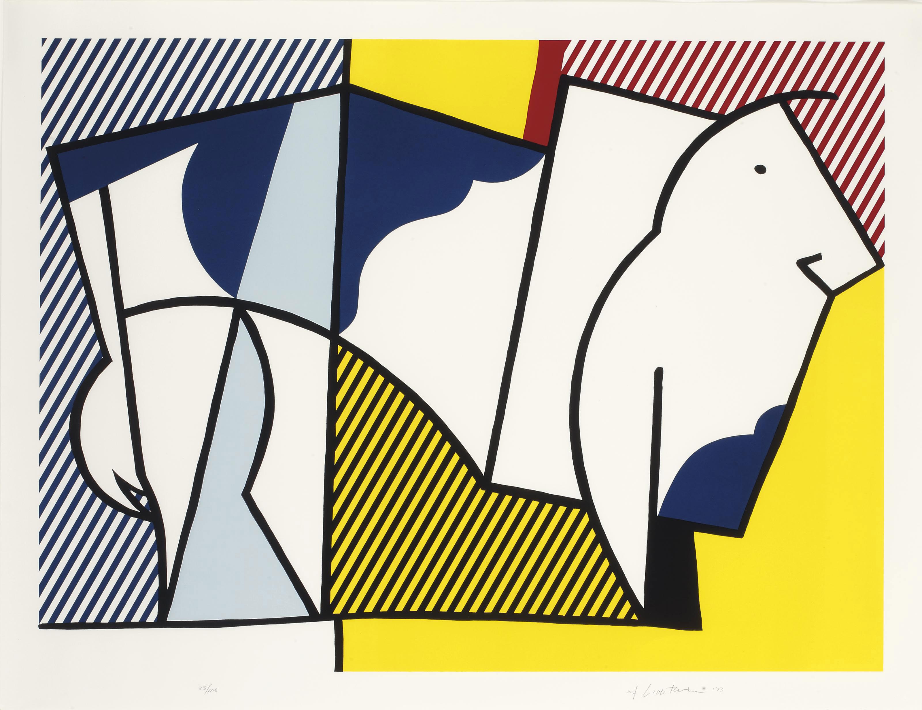 Roy Lichtenstein — Серия профилей Bull (C. 116-121), изображение 5