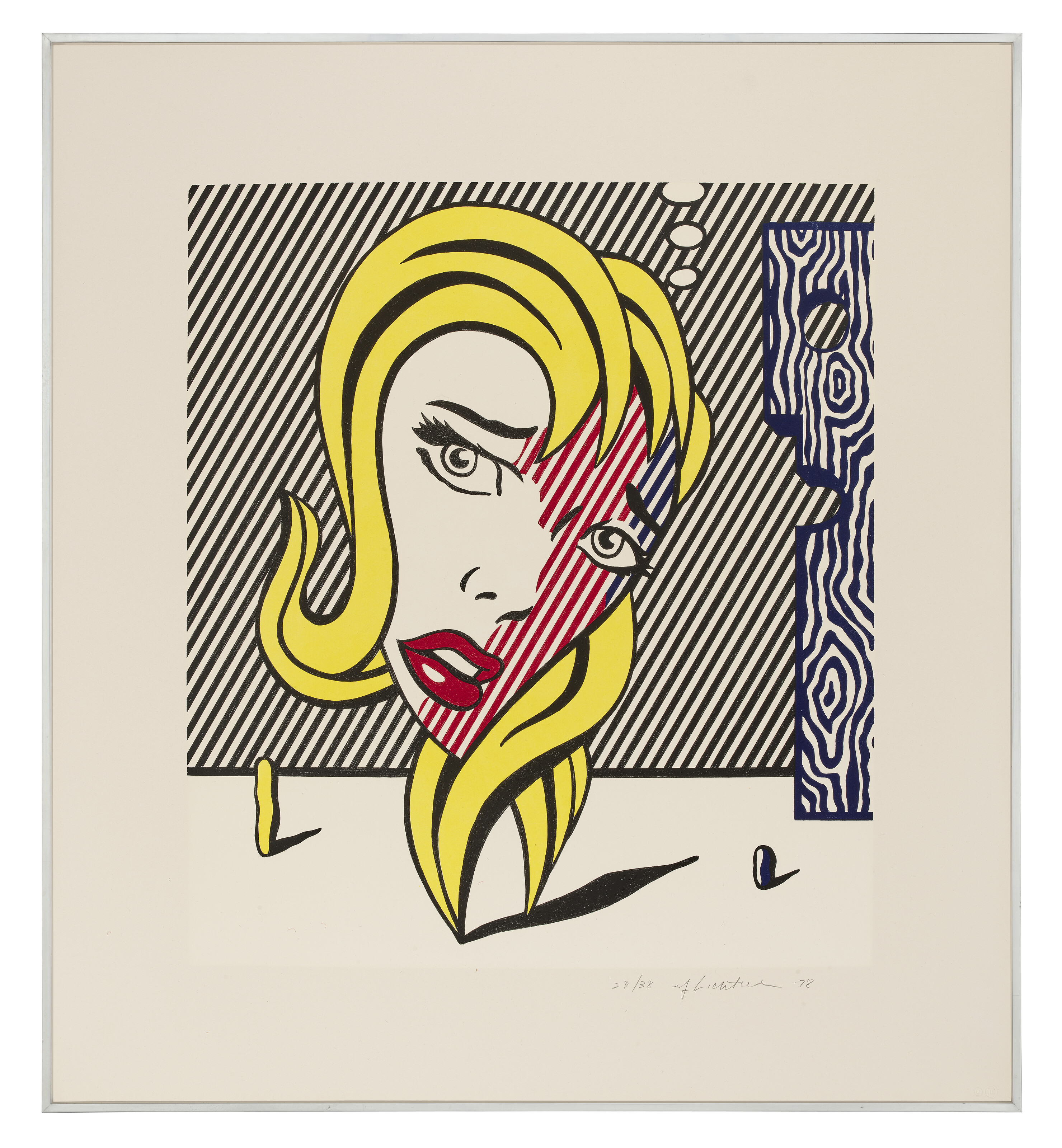 Roy Lichtenstein — Блондинка из сюрреалистической серии, изображение 2