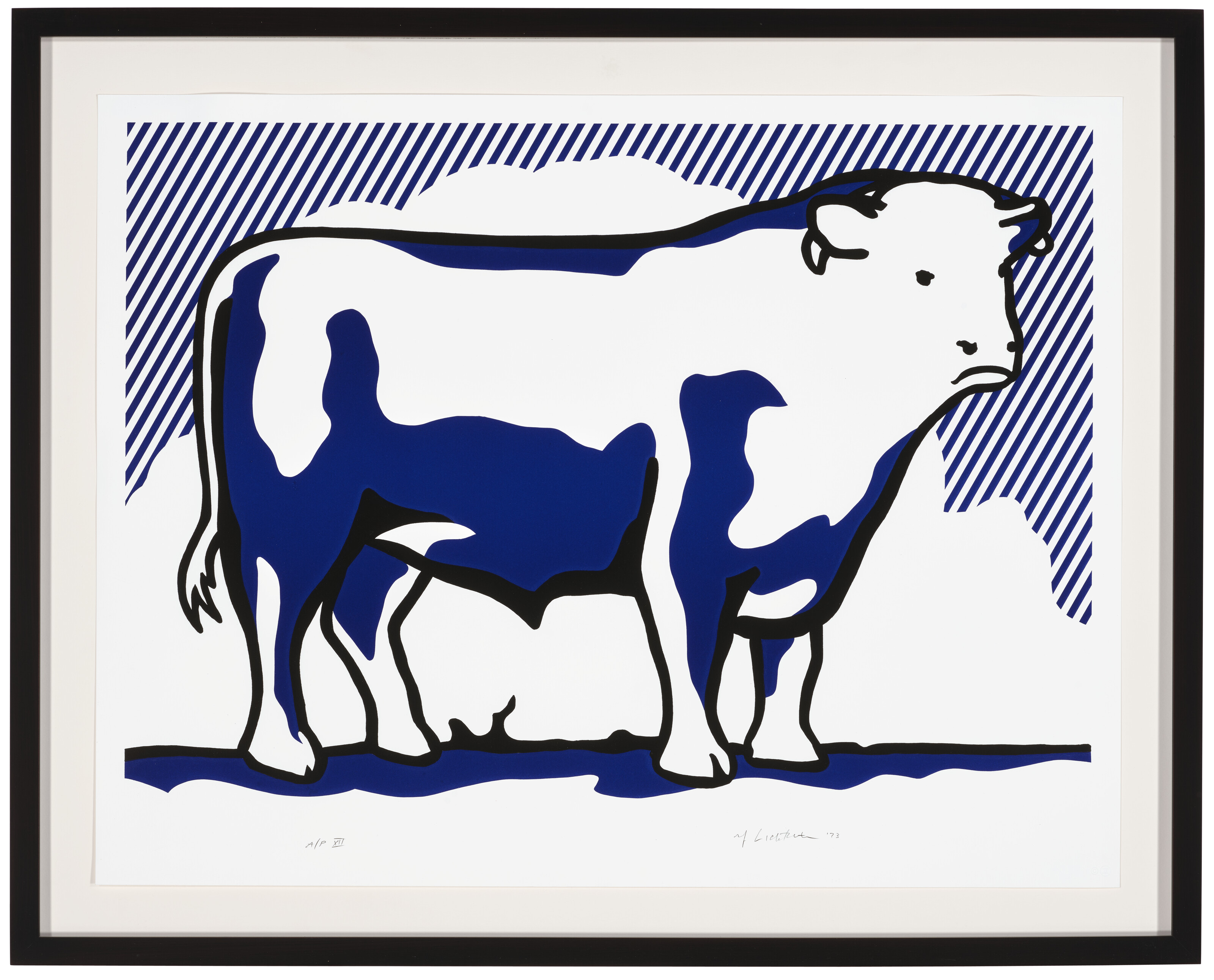Roy Lichtenstein — Bull II, из серии Bull Profile, изображение 2
