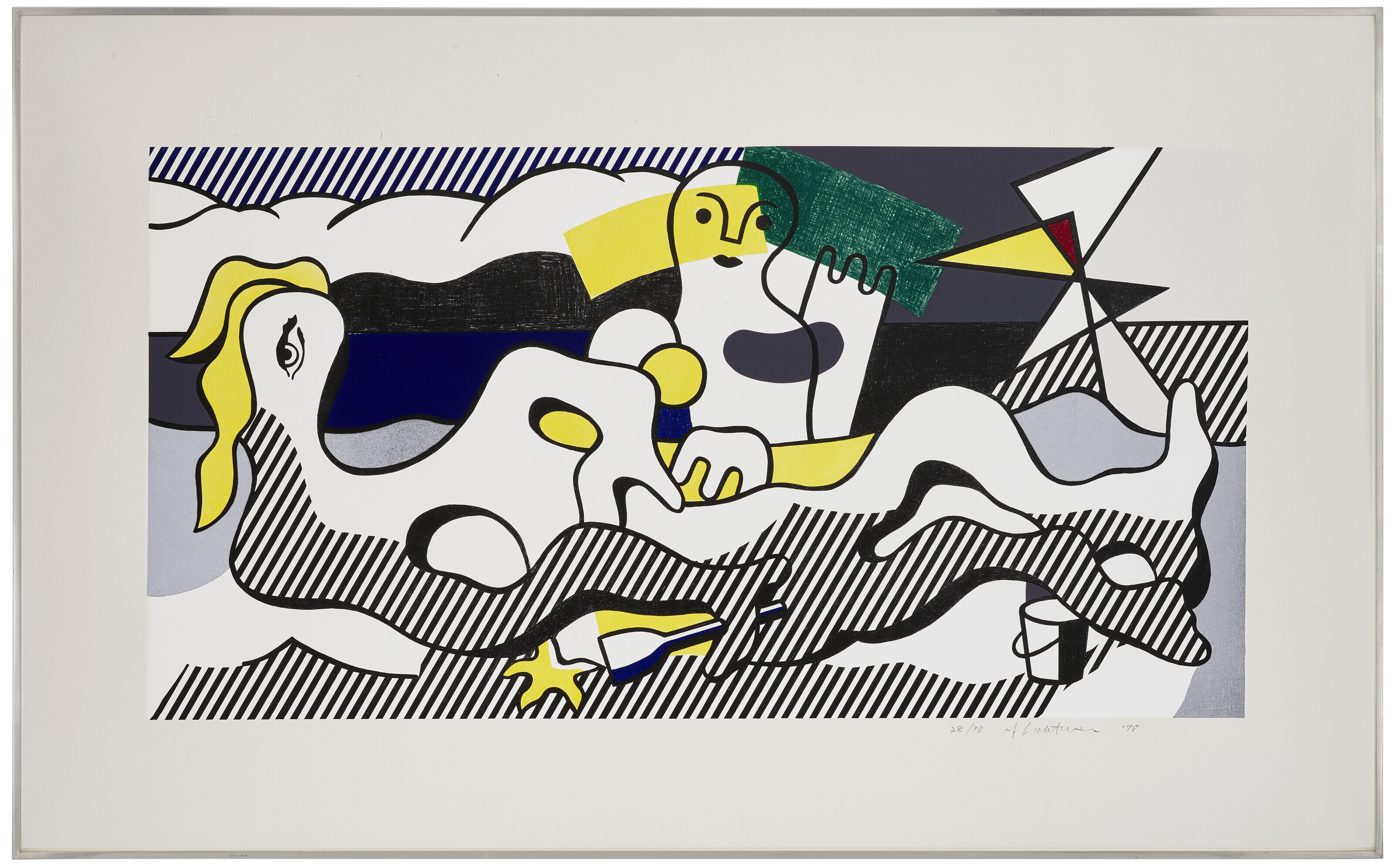 Roy Lichtenstein — На пляже, из сюрреалистической серии, изображение 2