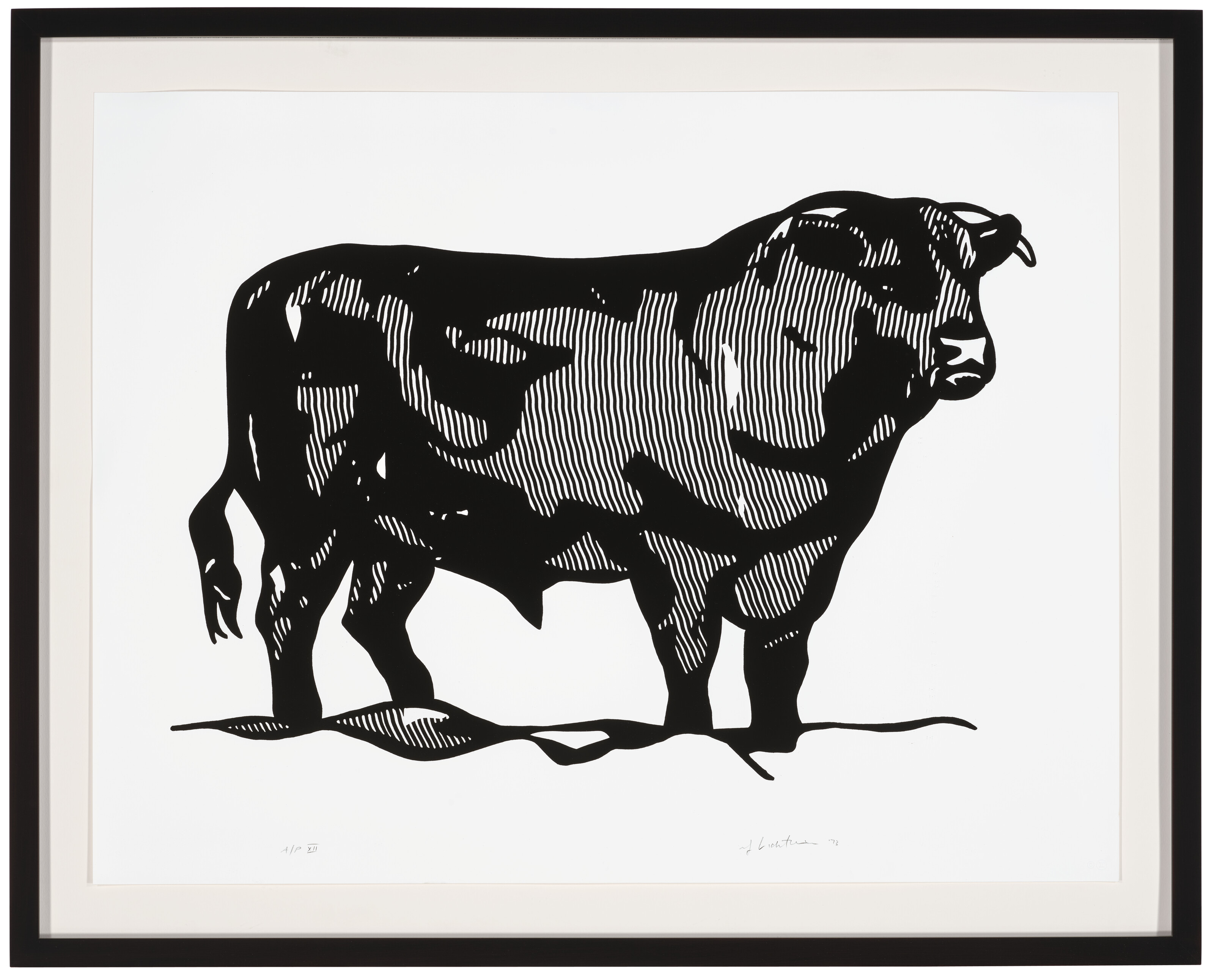Roy Lichtenstein — Bull I, из серии профилей Bull, изображение 2